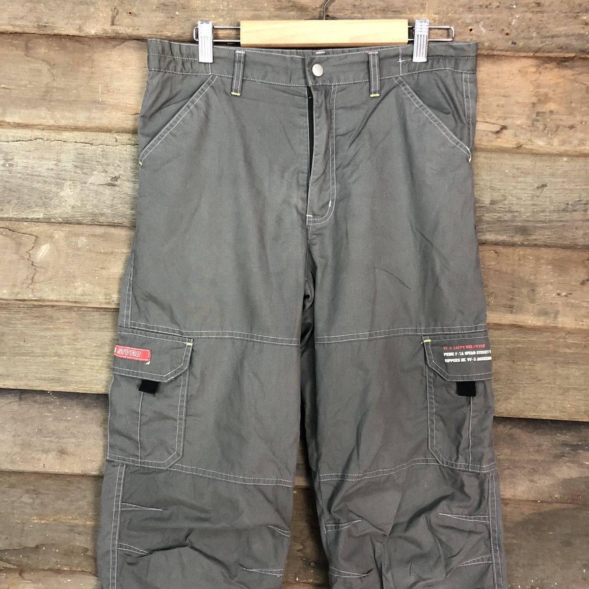 Japanese Brand DLL Sivad Grey Multipocket Cargo Pants #c692 Size US 30 / EU 46 - 2 Thumbnail