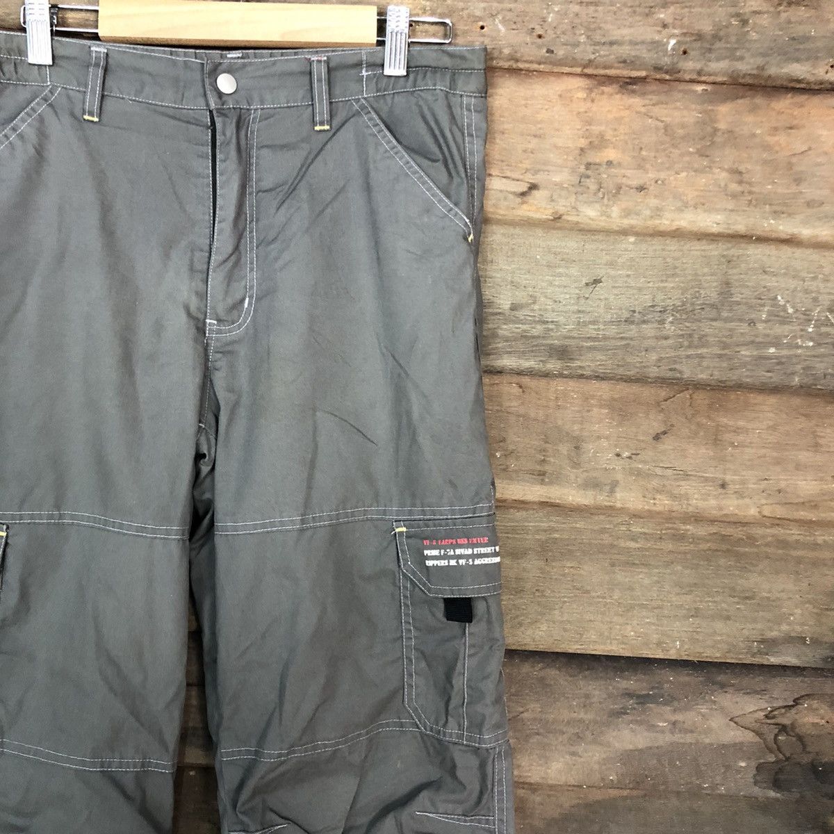 Japanese Brand DLL Sivad Grey Multipocket Cargo Pants #c692 Size US 30 / EU 46 - 4 Thumbnail