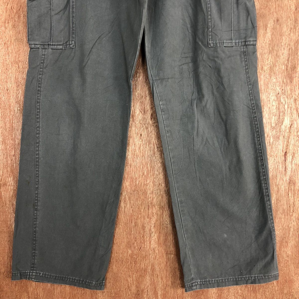 Japanese Brand × StraightFaded DLL Japan Grey Faded Multipocket Cargo Pants #c655 Size US 28 / EU 44 - 3 Thumbnail