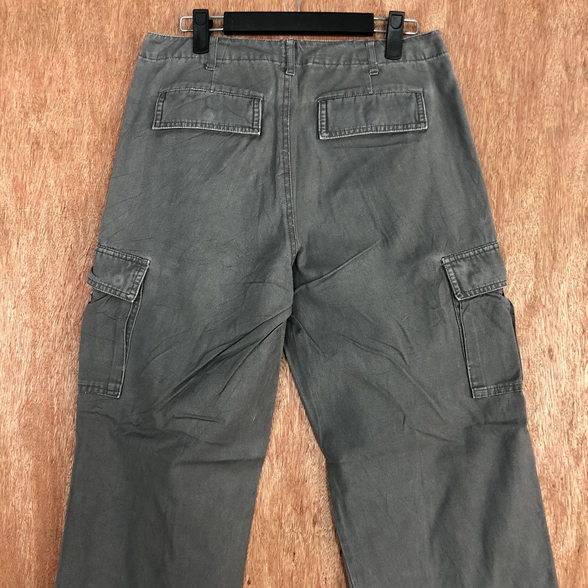 Japanese Brand × StraightFaded DLL Japan Grey Faded Multipocket Cargo Pants #c655 Size US 28 / EU 44 - 8 Thumbnail