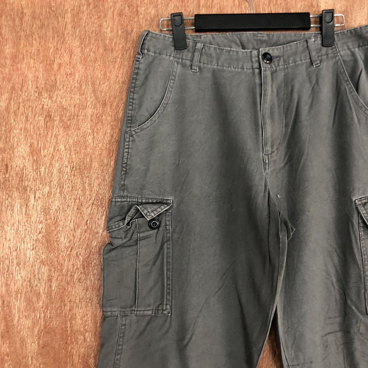 Japanese Brand × StraightFaded DLL Japan Grey Faded Multipocket Cargo Pants #c655 Size US 28 / EU 44 - 5 Thumbnail