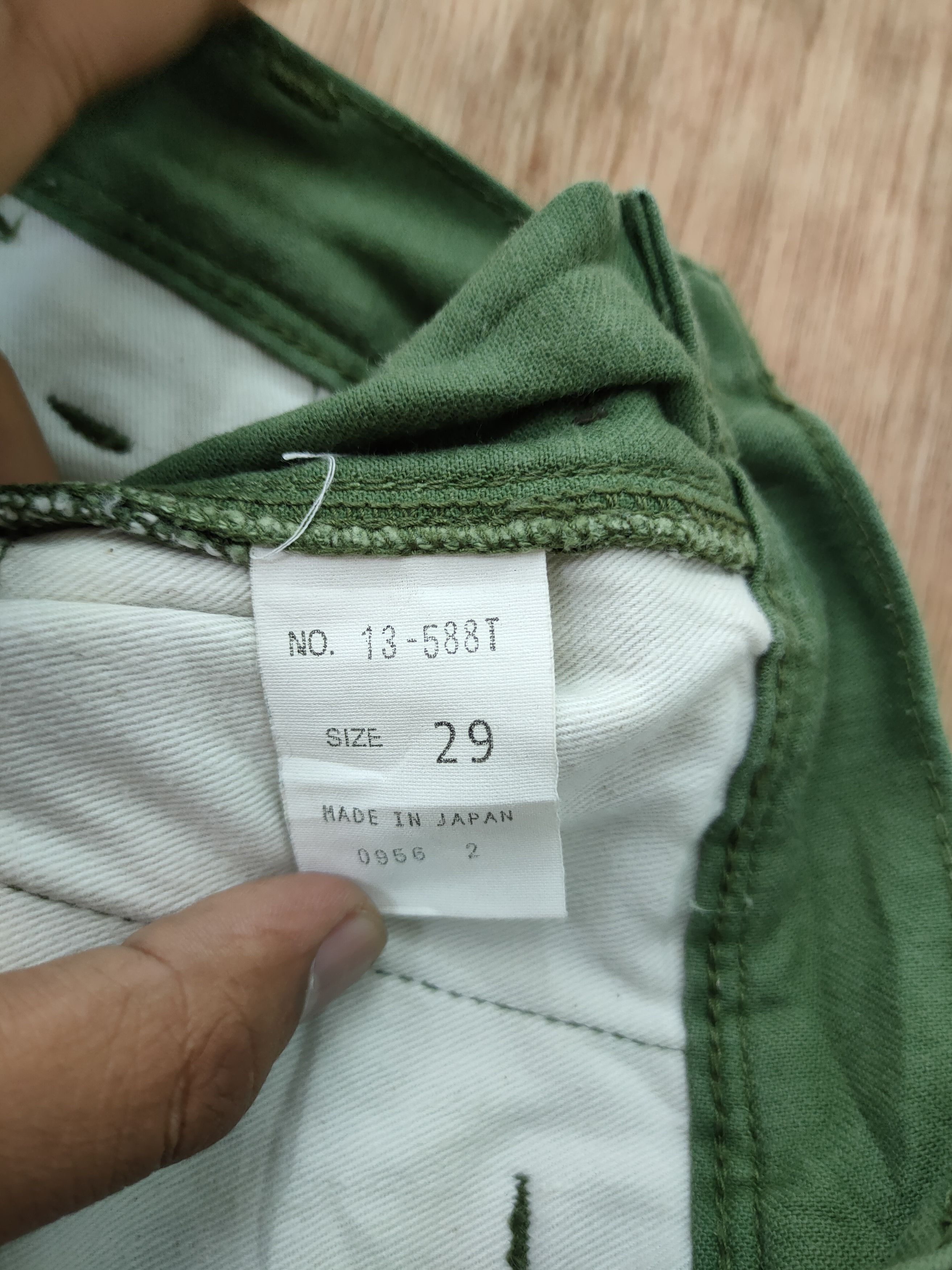 Japanese Brand DLL D.M.G japan green buckle back cargo pants #46-215 Size US 29 - 8 Thumbnail