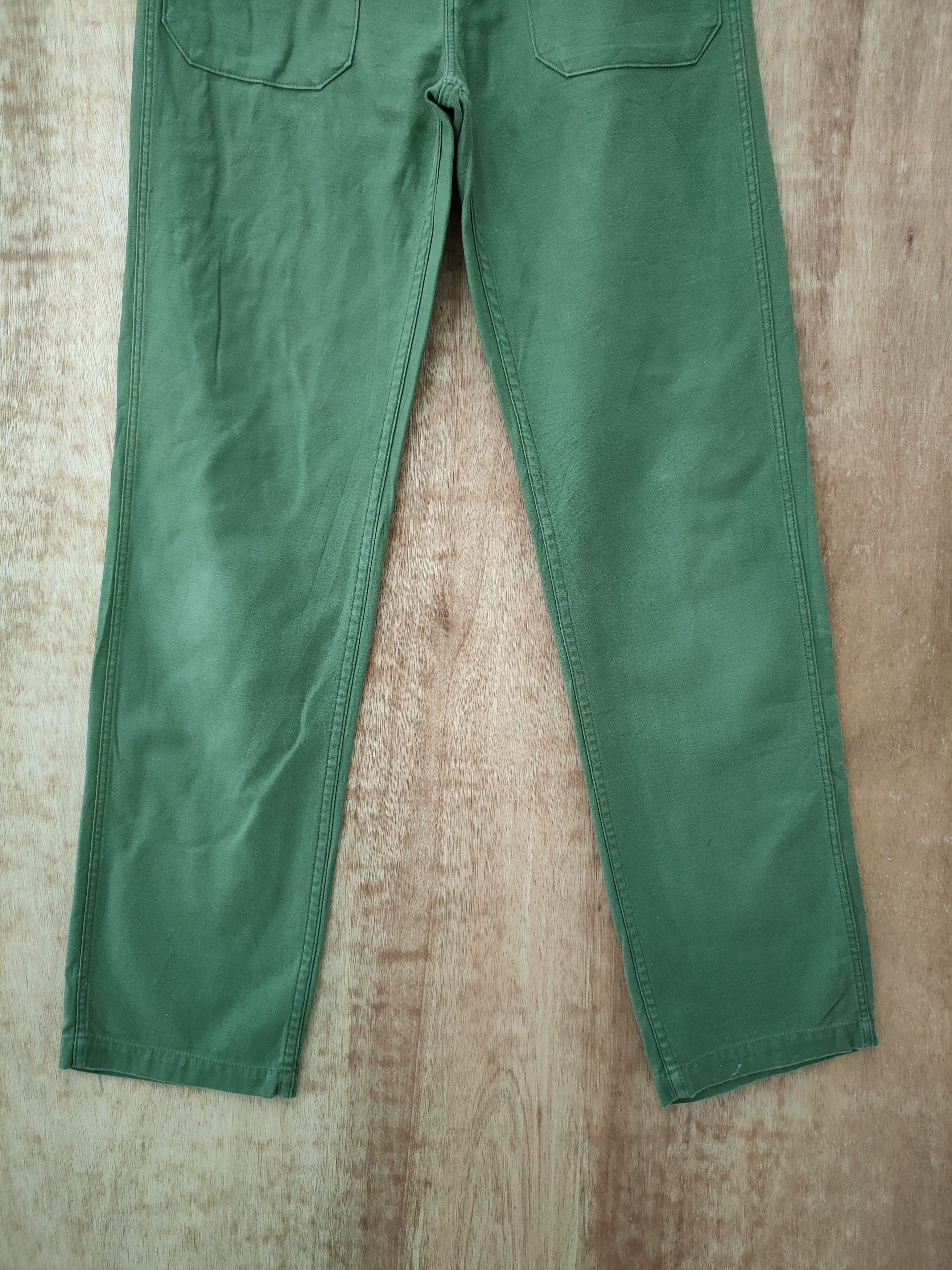 Japanese Brand DLL D.M.G japan green buckle back cargo pants #46-215 Size US 29 - 2 Thumbnail
