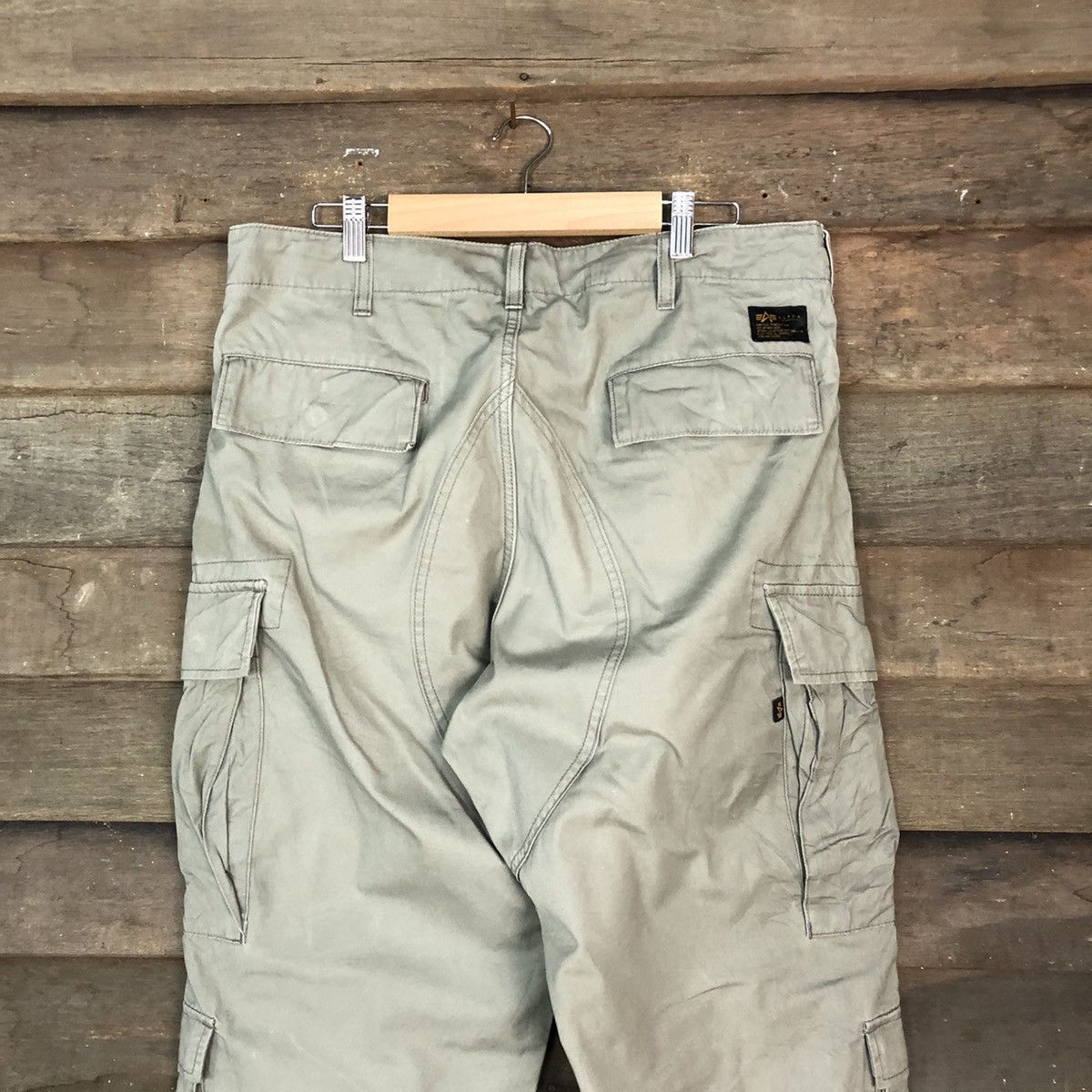 Alpha Industries Alpha Industries Green Cargo Multipocket Pants #6787 Size US 34 / EU 50 - 11 Thumbnail
