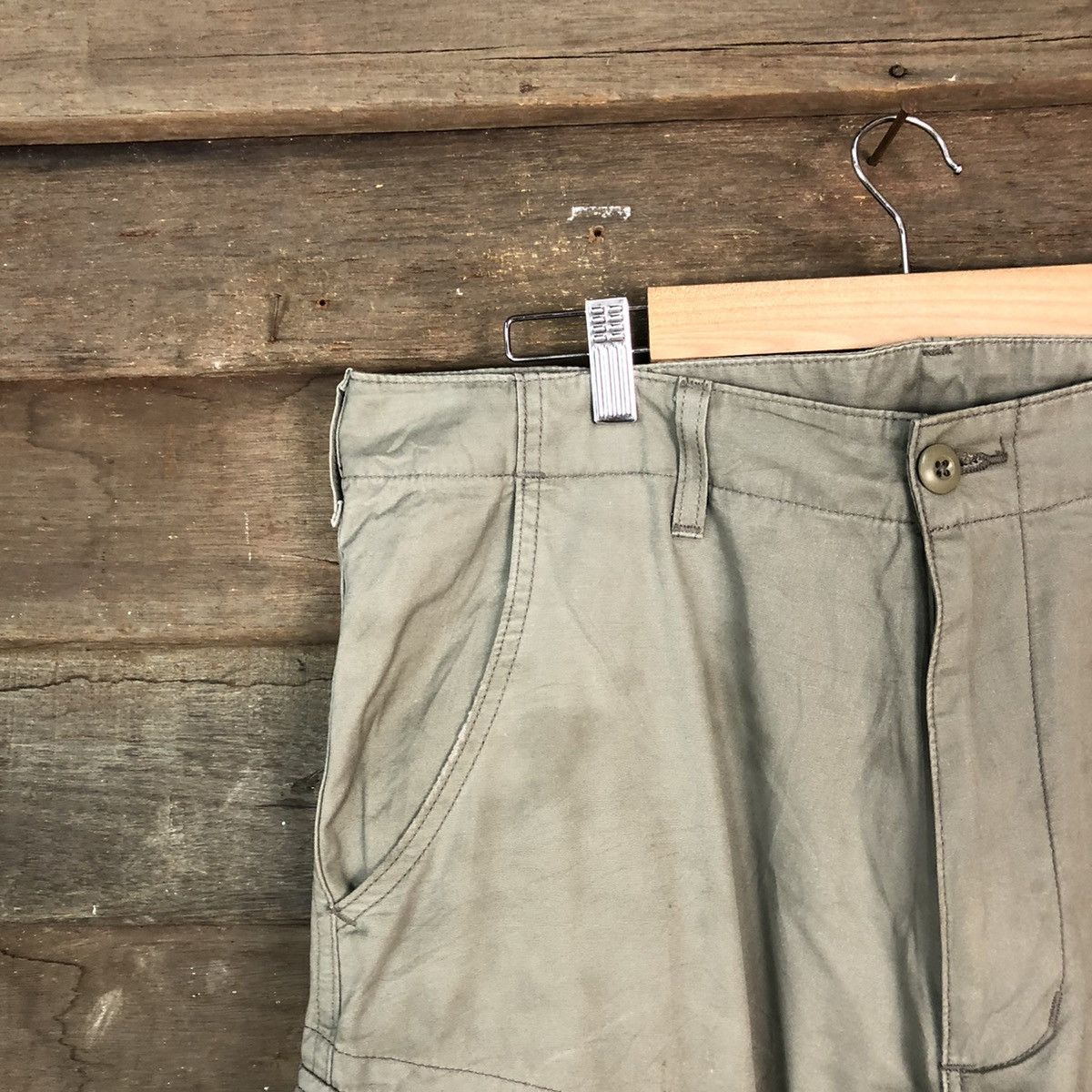 Alpha Industries Alpha Industries Green Cargo Multipocket Pants #6787 Size US 34 / EU 50 - 4 Thumbnail