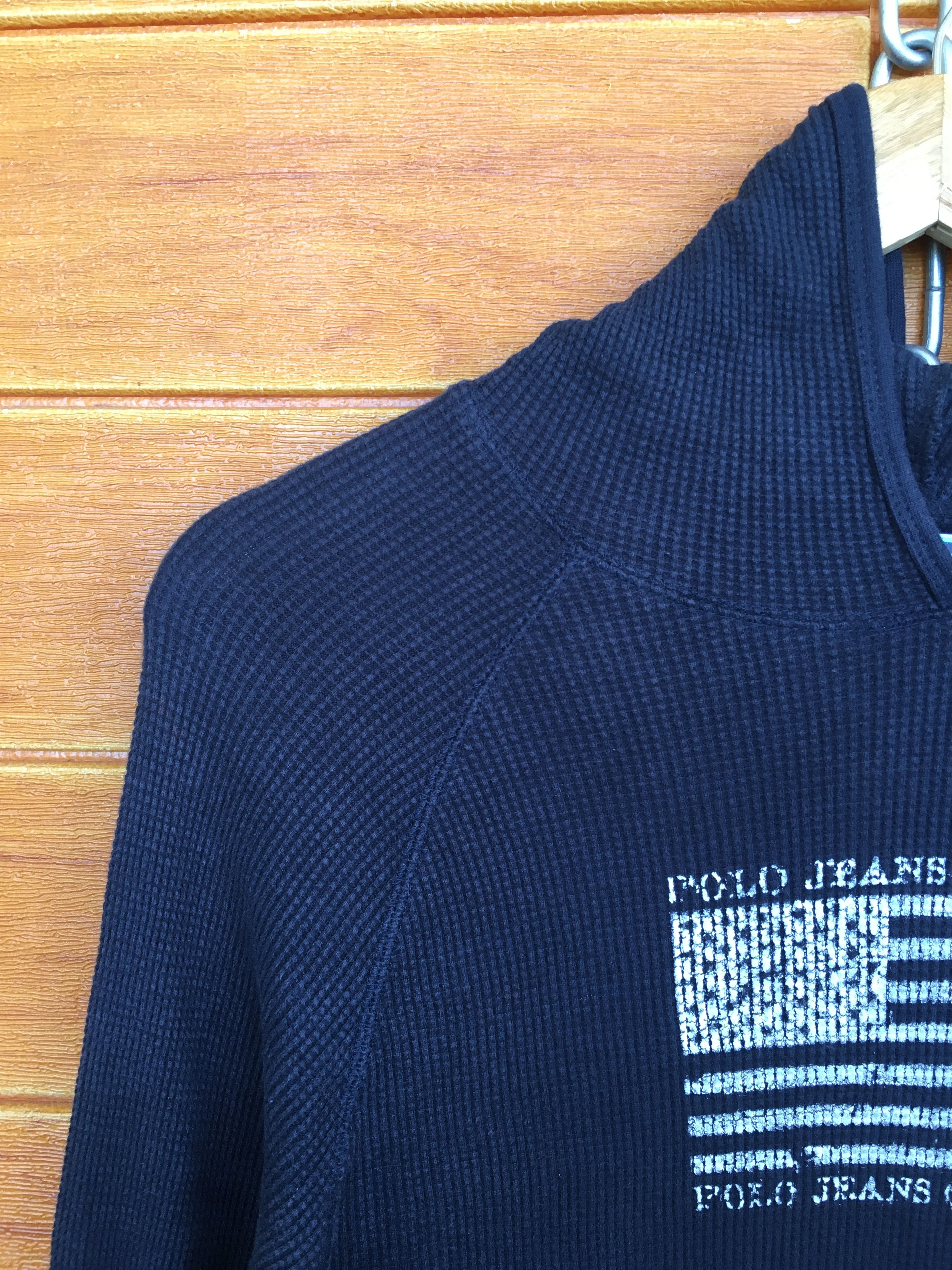 Polo Ralph Lauren Vintage 90s Polo Jeans Ralph Lauren USA Flag Hooded Sweater Size US M / EU 48-50 / 2 - 2 Thumbnail