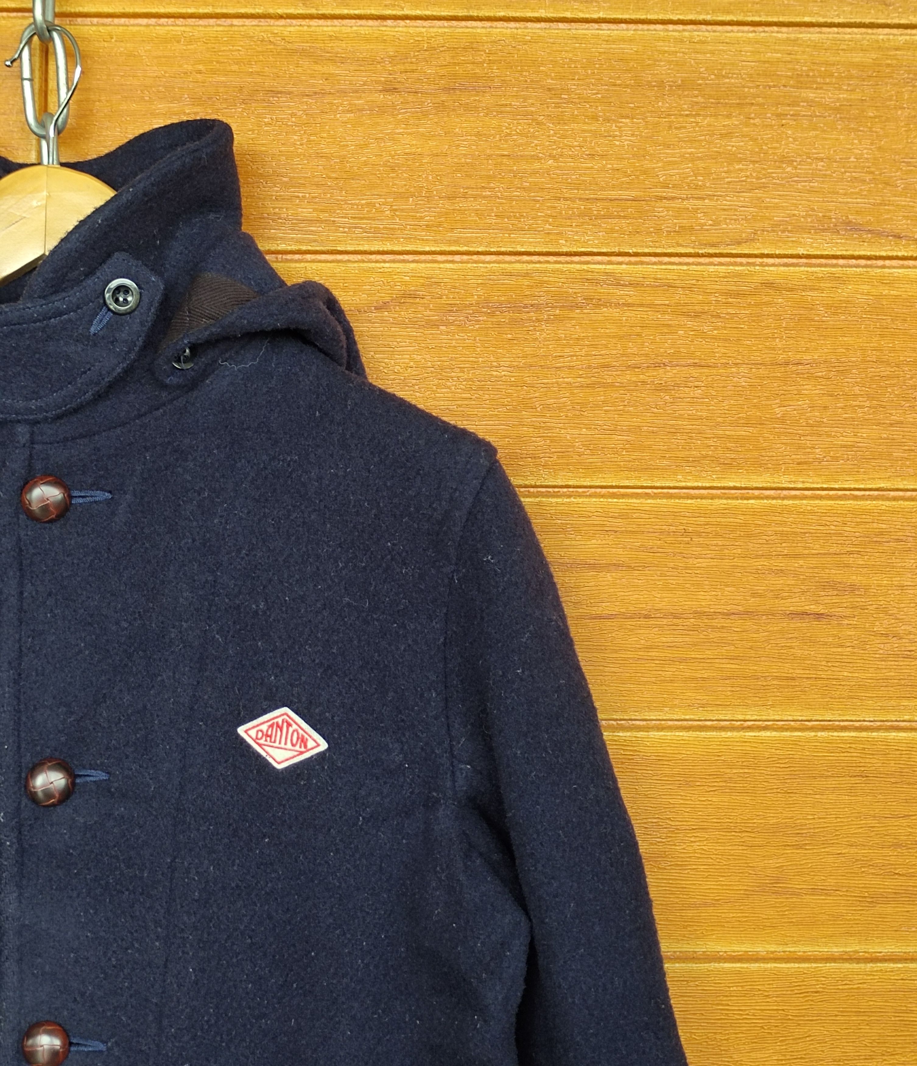 Danton Vintage DANTON Indigo Wool Long Parka Jacket Size US S / EU 44-46 / 1 - 4 Thumbnail