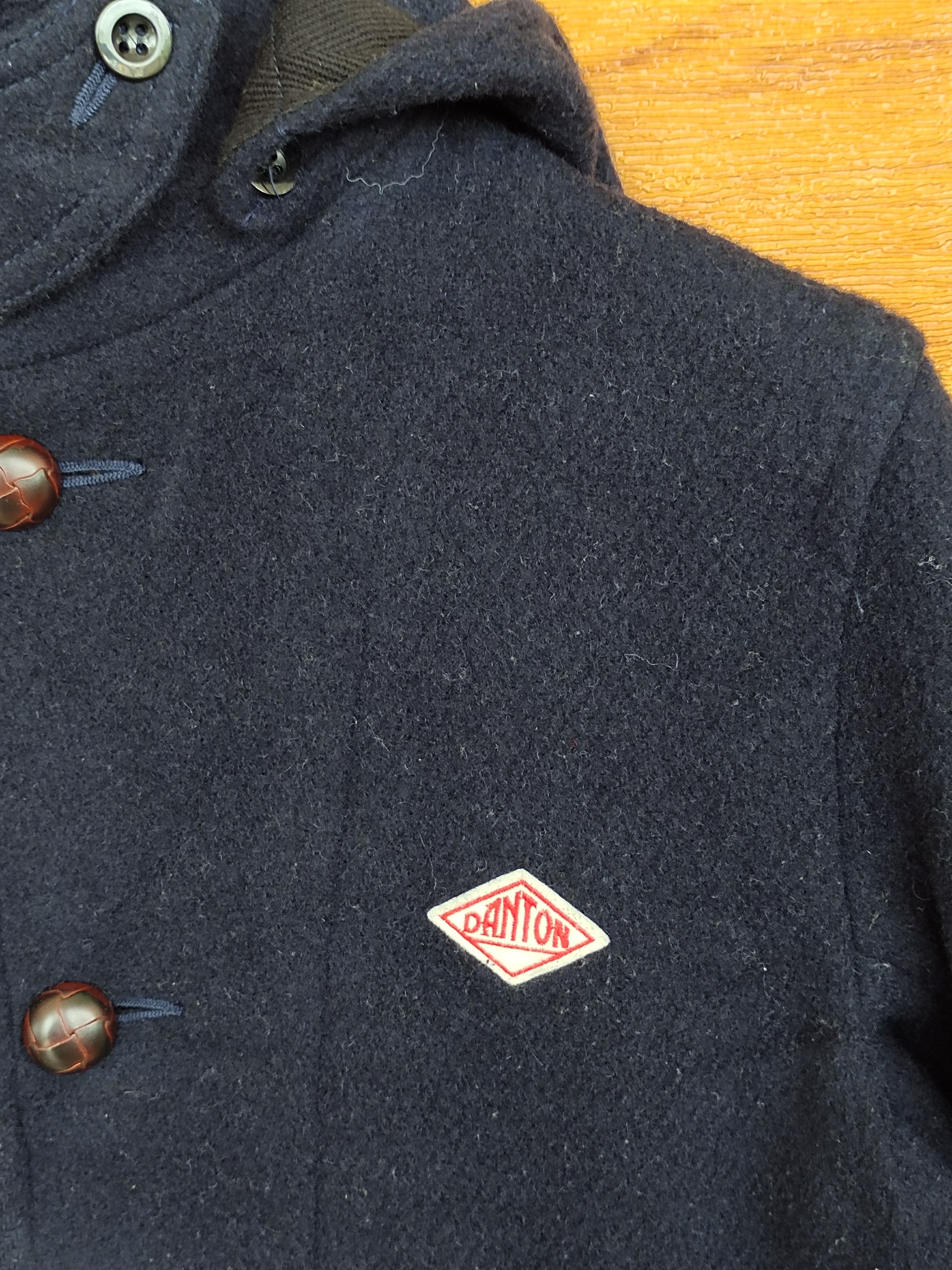 Danton Vintage DANTON Indigo Wool Long Parka Jacket Size US S / EU 44-46 / 1 - 7 Thumbnail