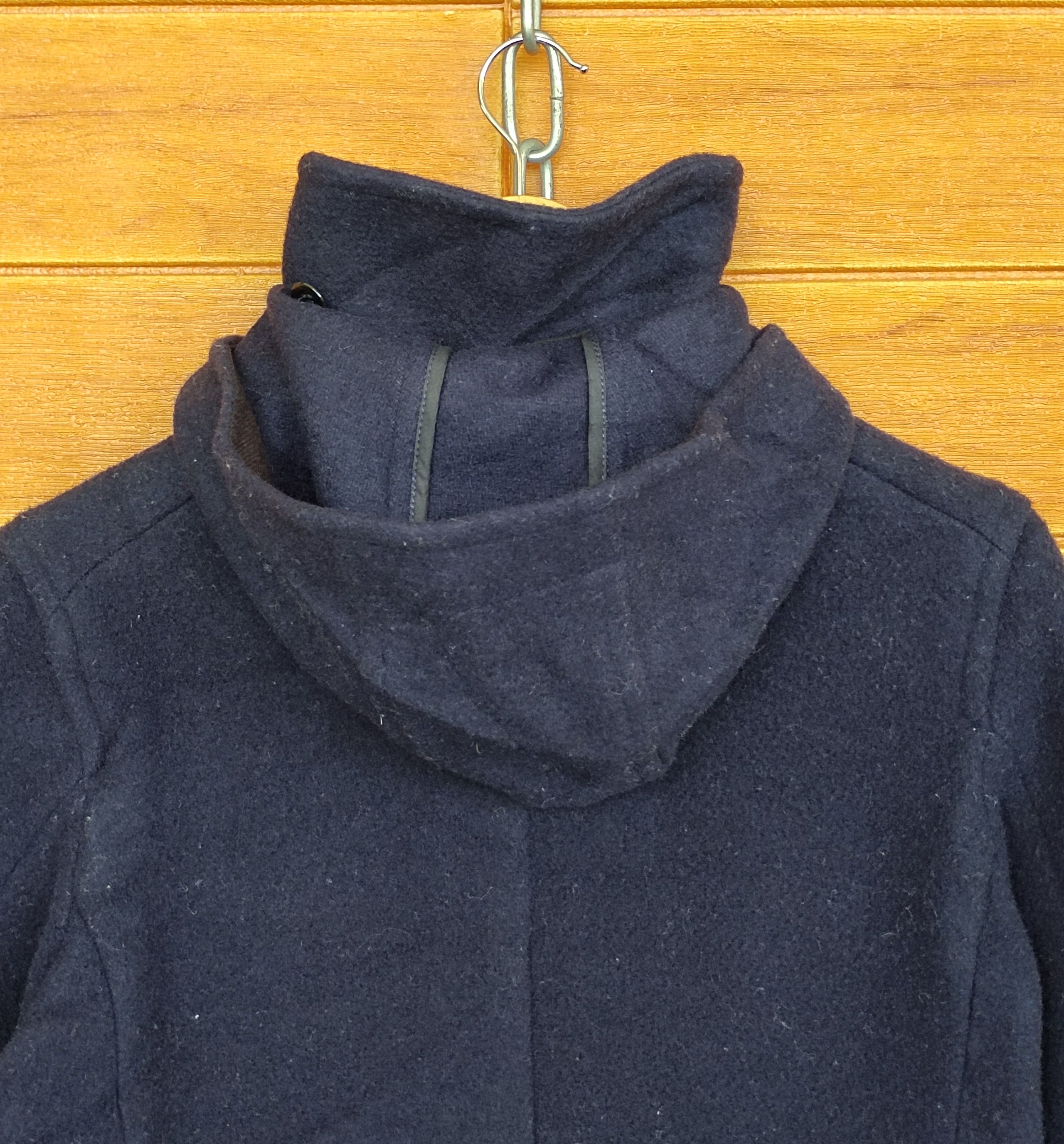 Danton Vintage DANTON Indigo Wool Long Parka Jacket Size US S / EU 44-46 / 1 - 9 Thumbnail