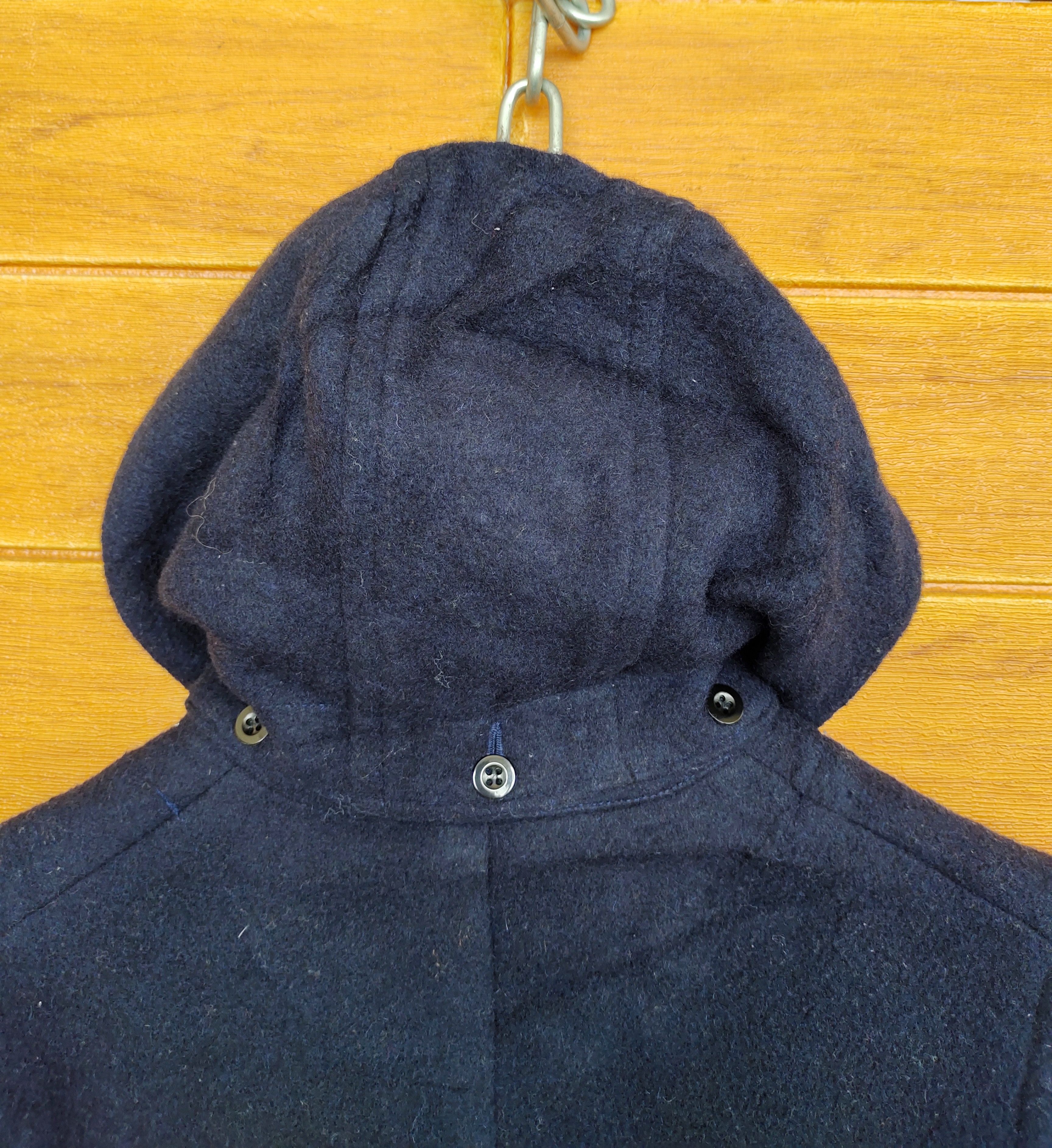 Danton Vintage DANTON Indigo Wool Long Parka Jacket Size US S / EU 44-46 / 1 - 10 Thumbnail