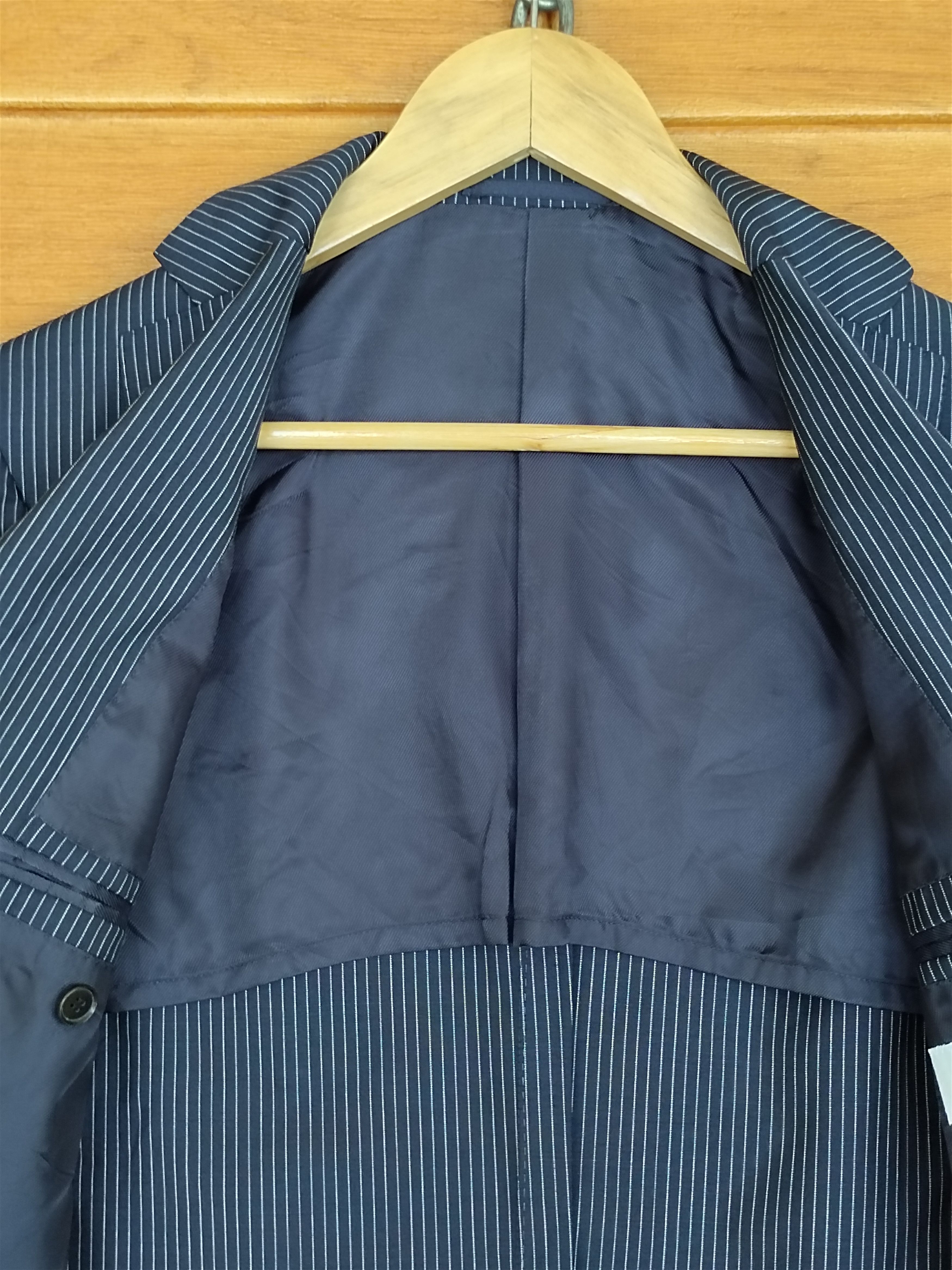 Edifice Japan EDIFICE Pin Striped Blazer Jacket Size US M / EU 48-50 / 2 - 11 Thumbnail