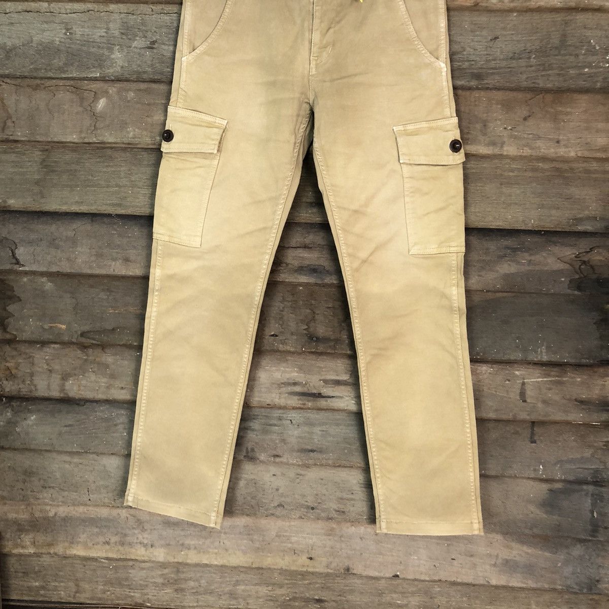 Japanese Brand × Johnbull DL John Bull japan Brown Cargo Multipocket Pants #1895 Size US 28 / EU 44 - 3 Thumbnail