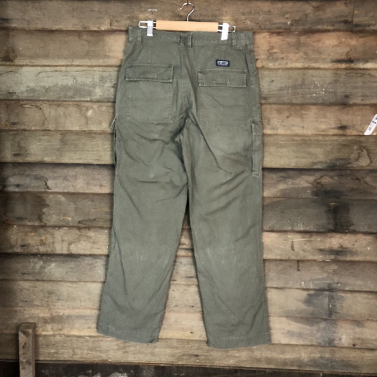 Japanese Brand DL Top Jaunty Green Cargo Multipocket Pants #1897 Size US 32 / EU 48 - 11 Thumbnail