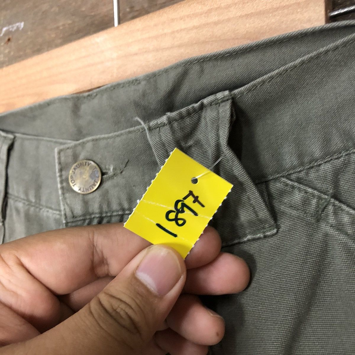 Japanese Brand DL Top Jaunty Green Cargo Multipocket Pants #1897 Size US 32 / EU 48 - 10 Thumbnail
