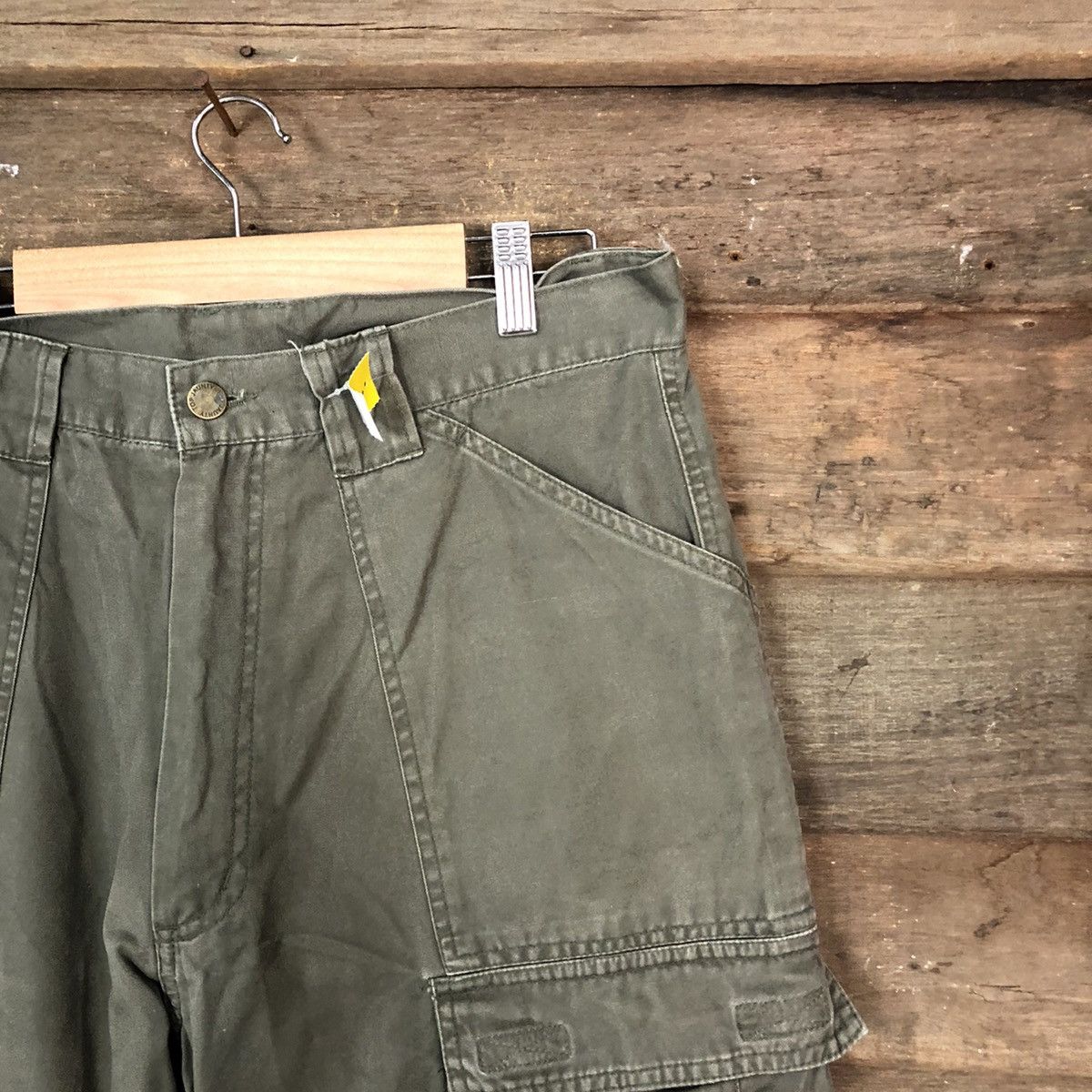 Japanese Brand DL Top Jaunty Green Cargo Multipocket Pants #1897 Size US 32 / EU 48 - 5 Thumbnail