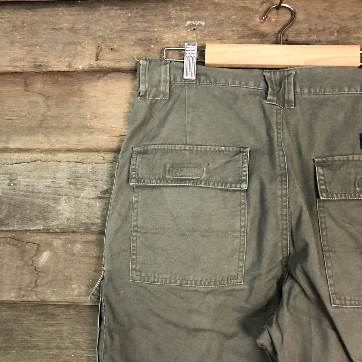 Japanese Brand DL Top Jaunty Green Cargo Multipocket Pants #1897 Size US 32 / EU 48 - 14 Thumbnail
