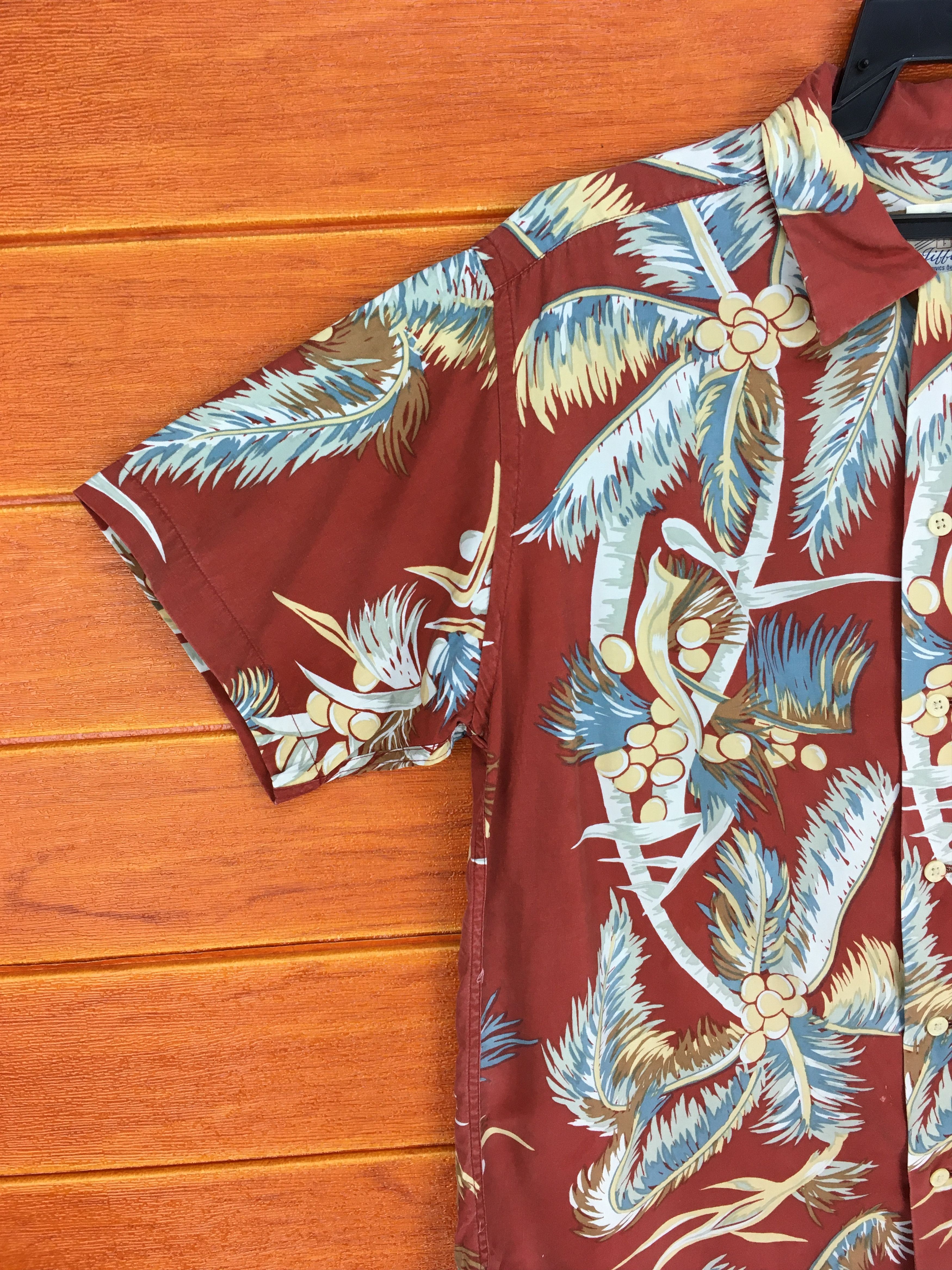 Vintage Vintage Japanese JIBBIES Coconut Trees Hawaiian Shirt Size US M / EU 48-50 / 2 - 2 Thumbnail