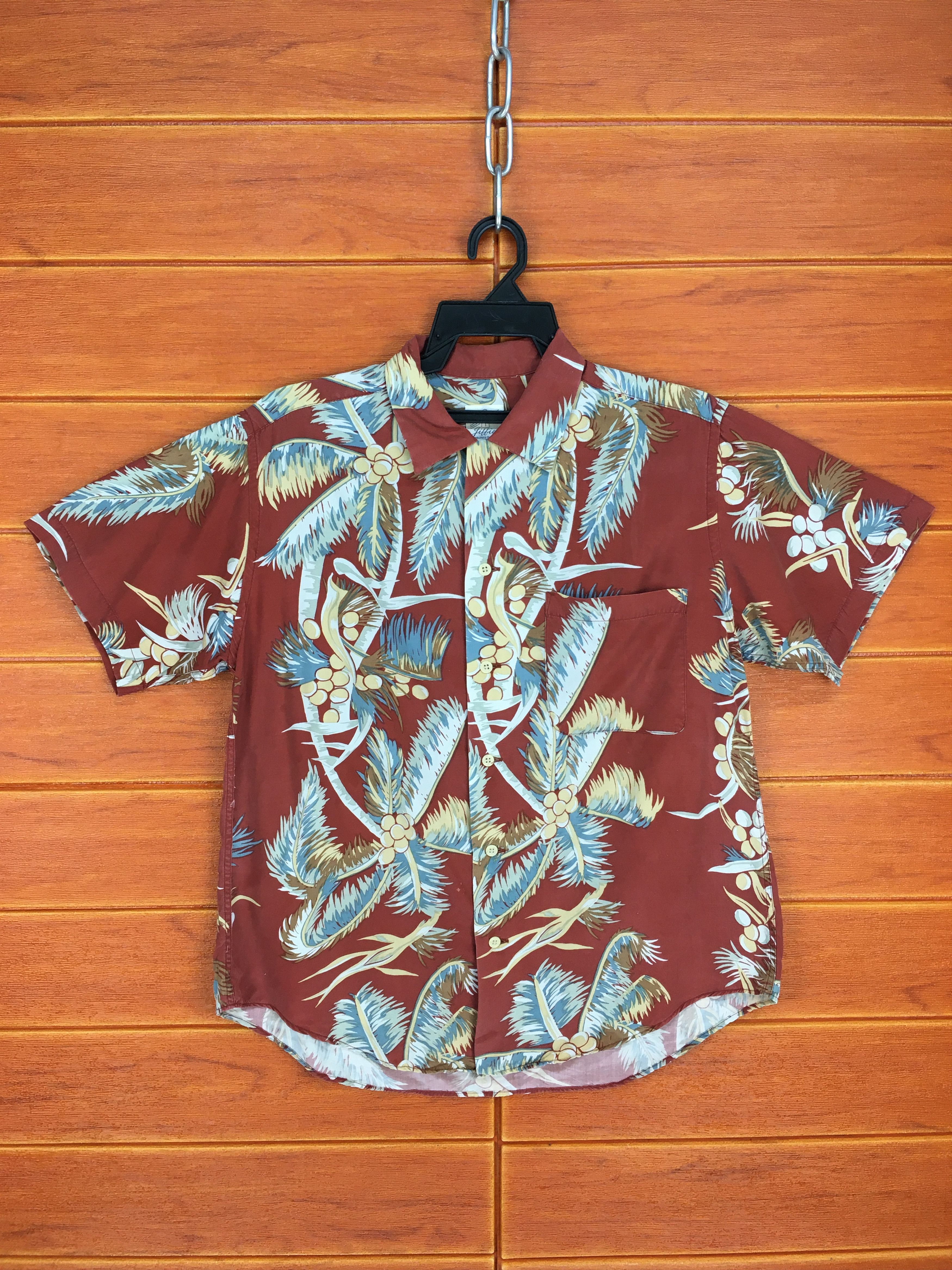 Vintage Vintage Japanese JIBBIES Coconut Trees Hawaiian Shirt Size US M / EU 48-50 / 2 - 1 Thumbnail