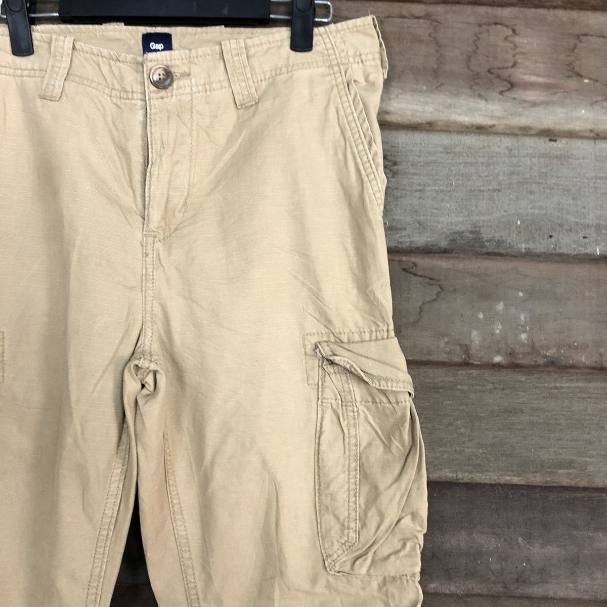 Gap × Japanese Brand DLL Gap Brown MUltipocket Tactical Cargo Pants #c699 Size US 30 / EU 46 - 4 Thumbnail