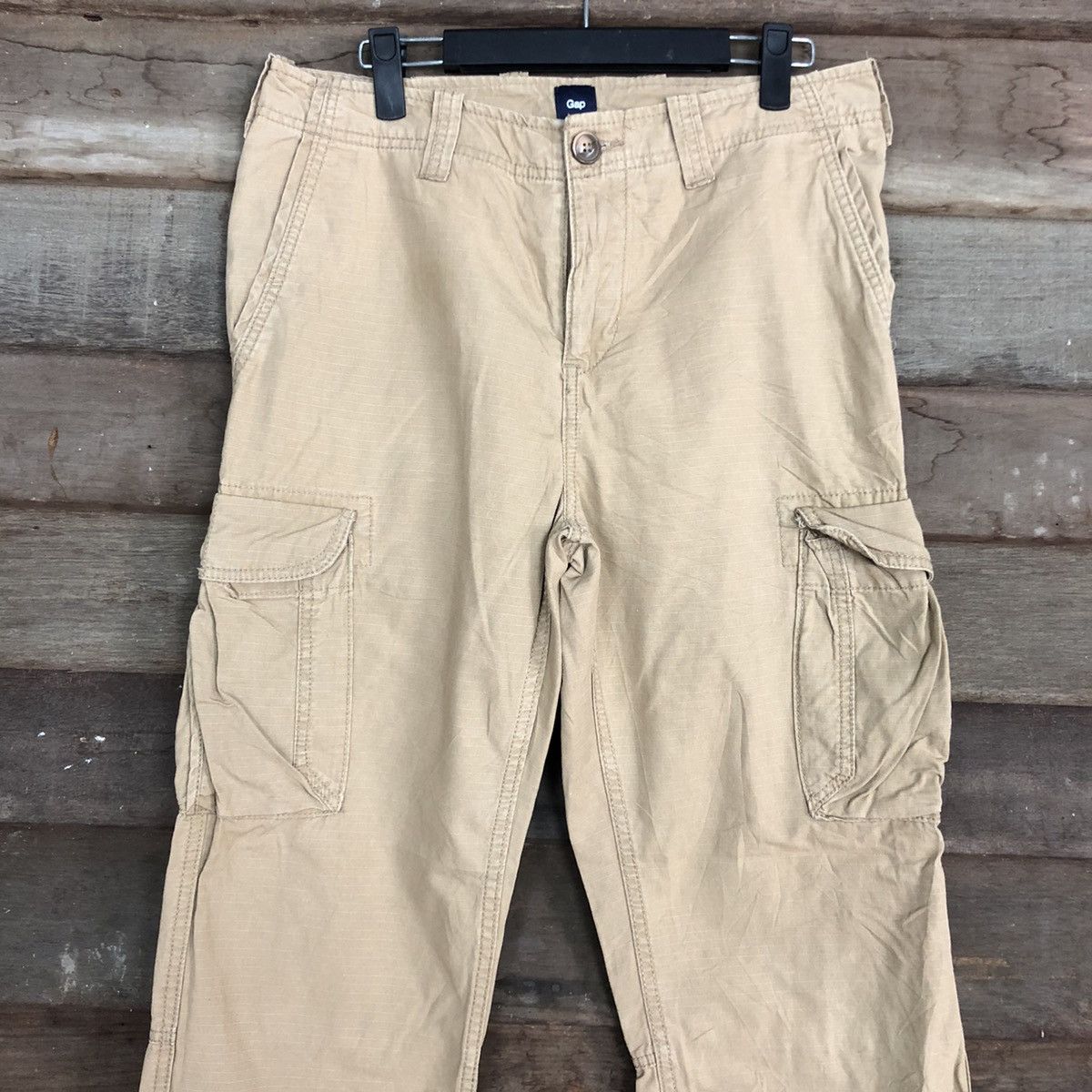 Gap × Japanese Brand DLL Gap Brown MUltipocket Tactical Cargo Pants #c699 Size US 30 / EU 46 - 2 Thumbnail