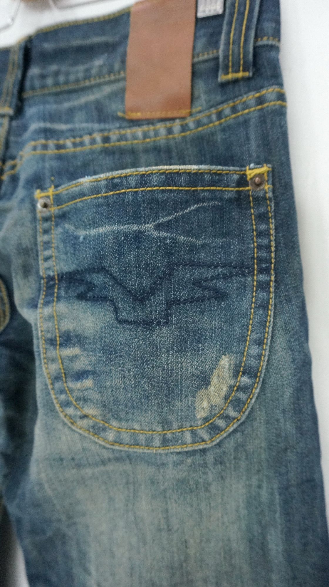 If Six Was Nine Vintage BEAST Japan Wide Leg Flare Lowrise Jeans Size US 29 - 7 Thumbnail