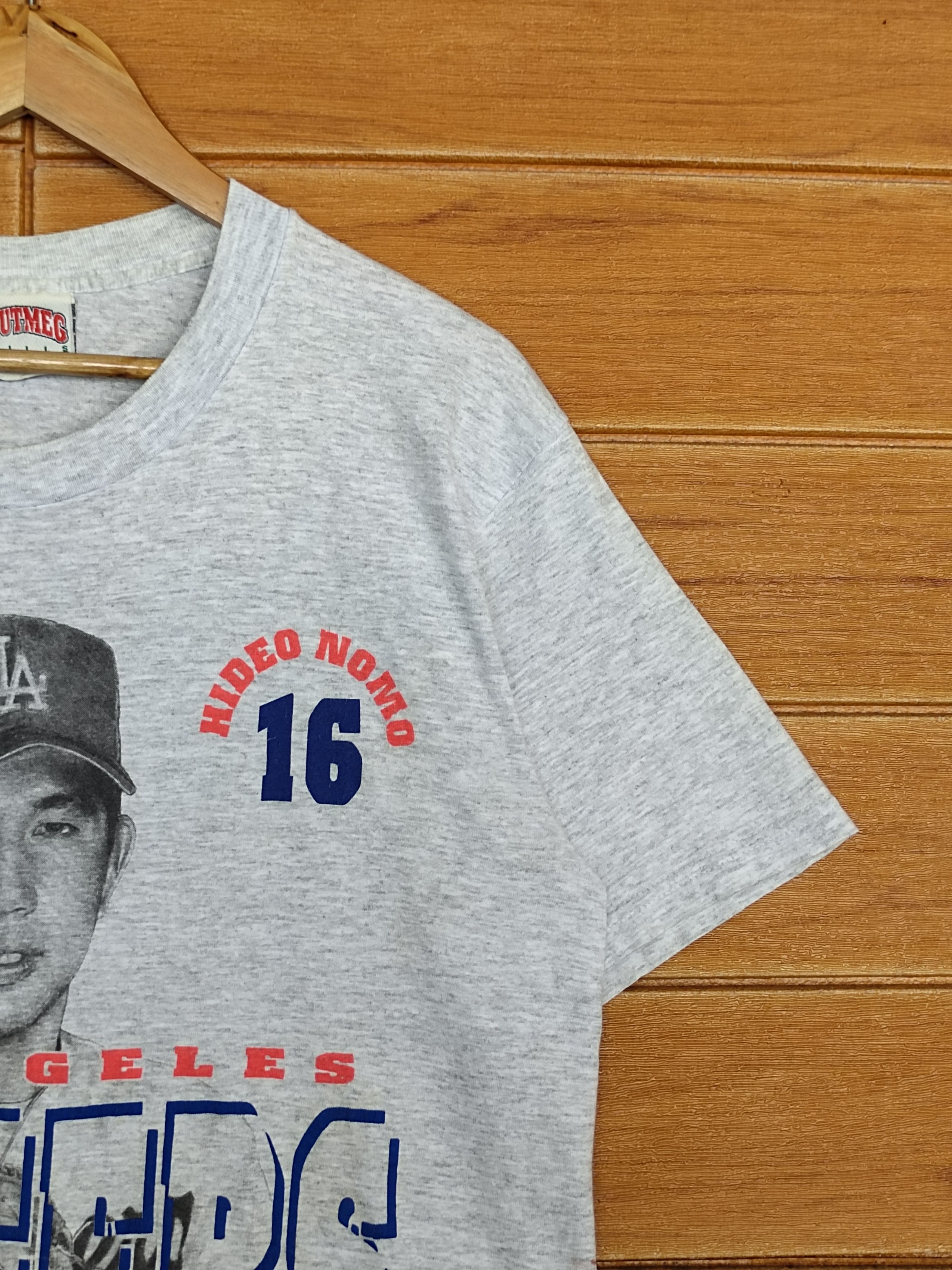 MLB Vintage 90s LA Dodgers Hideo Nomo #16 T-Shirt Size US M / EU 48-50 / 2 - 6 Thumbnail