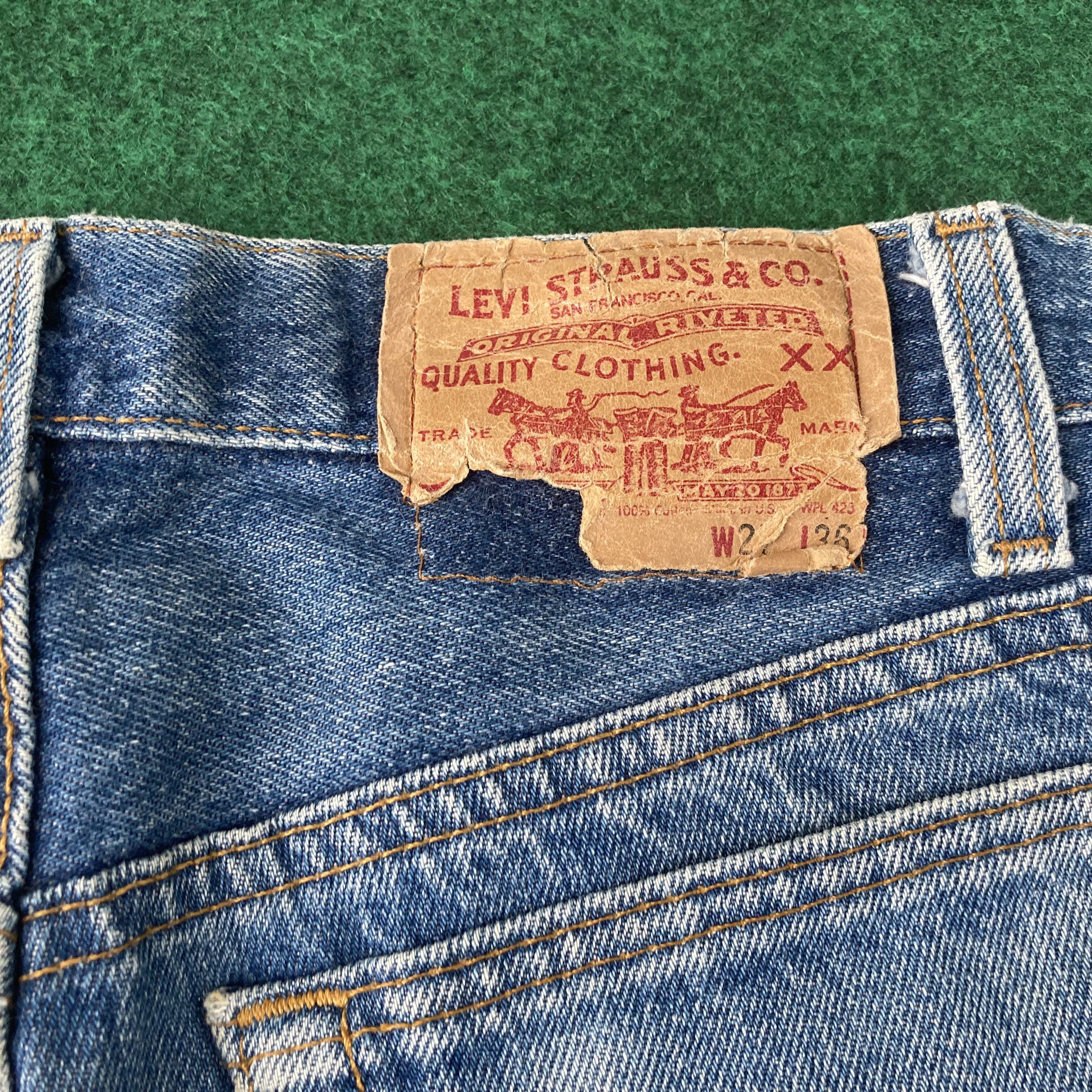 Levi's × Vintage Vtg Levis 501 Distressed Ripped Sz 26 Punk Grunge Jeans Size US 26 / EU 42 - 8 Thumbnail