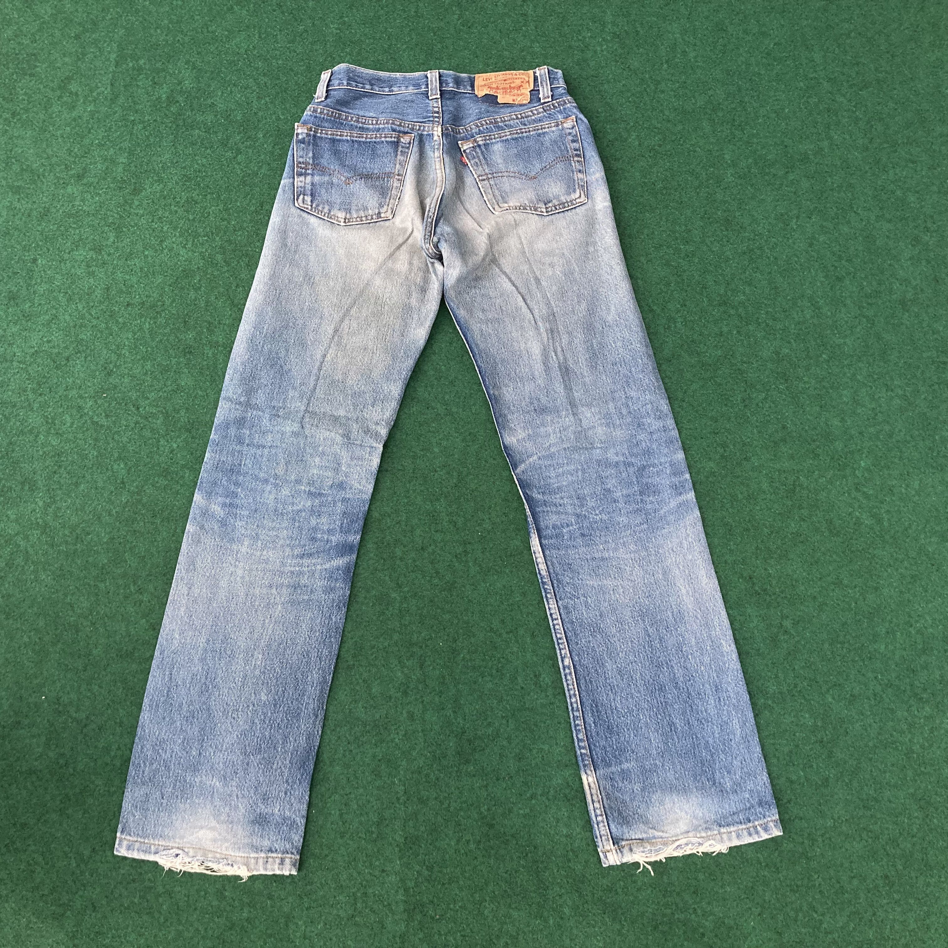 Levi's × Vintage Vtg Levis 501 Distressed Ripped Sz 26 Punk Grunge Jeans Size US 26 / EU 42 - 10 Thumbnail