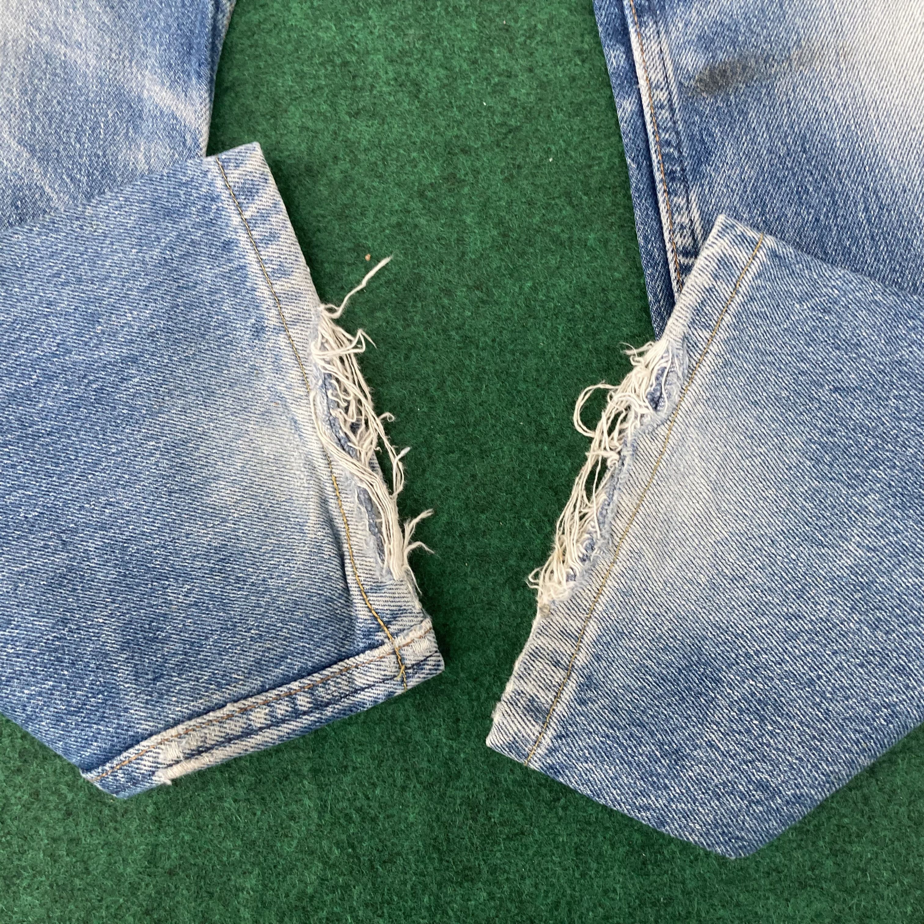Levi's × Vintage Vtg Levis 501 Distressed Ripped Sz 26 Punk Grunge Jeans Size US 26 / EU 42 - 7 Thumbnail
