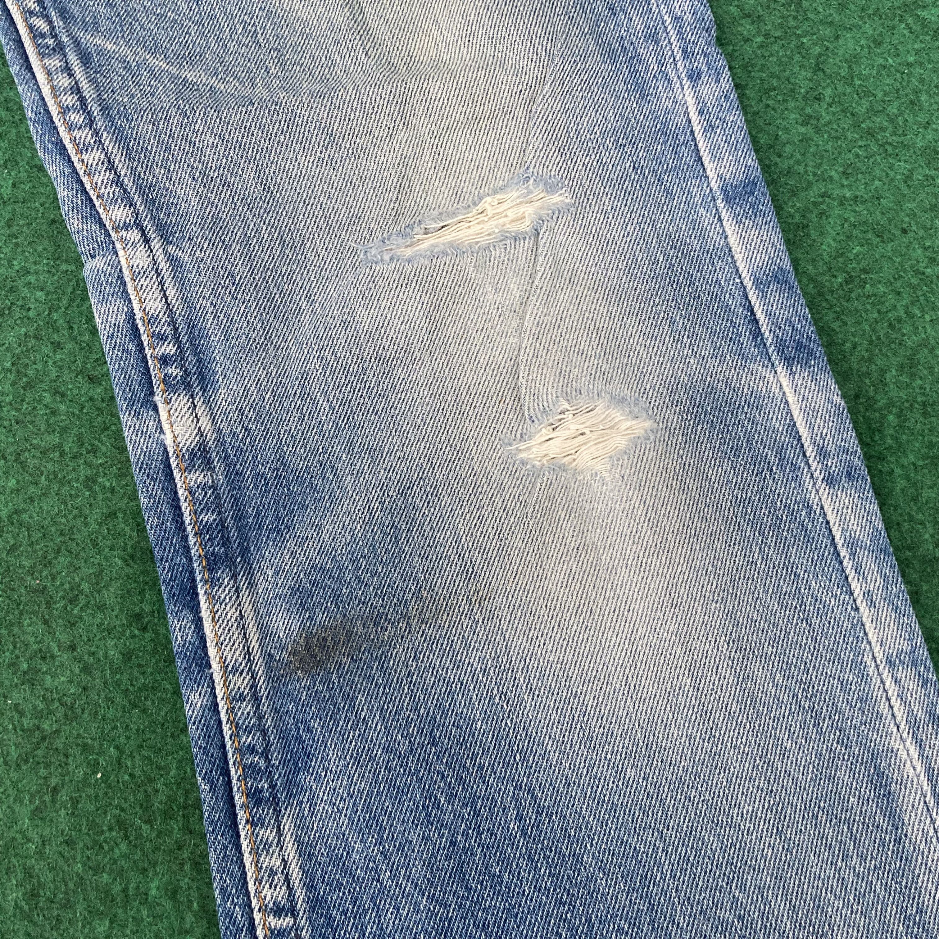 Levi's × Vintage Vtg Levis 501 Distressed Ripped Sz 26 Punk Grunge Jeans Size US 26 / EU 42 - 6 Thumbnail