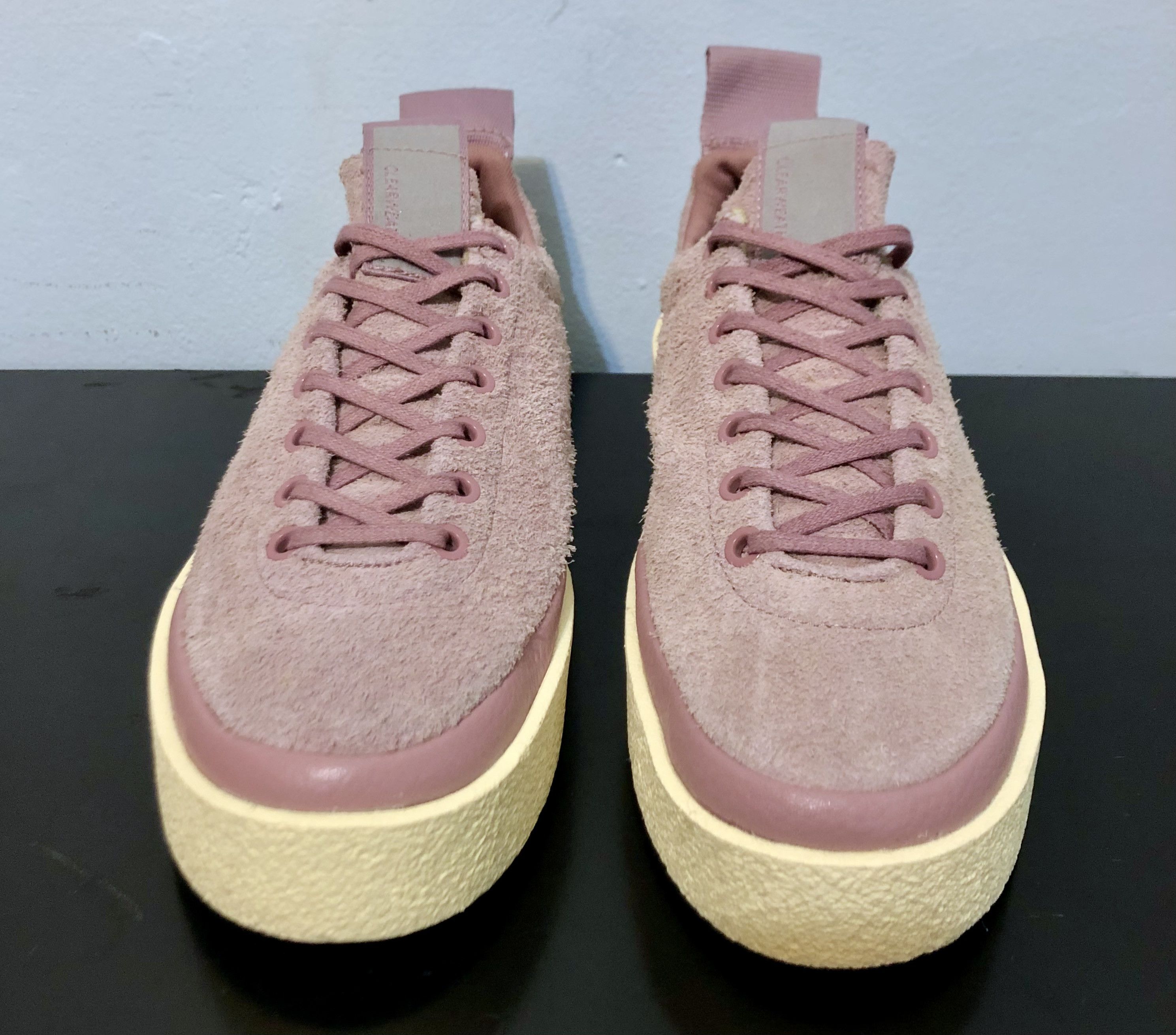 ClearWeather Rose Suede Eichler Platform Sneakers Size US 9 / EU 42 - 1 Thumbnail
