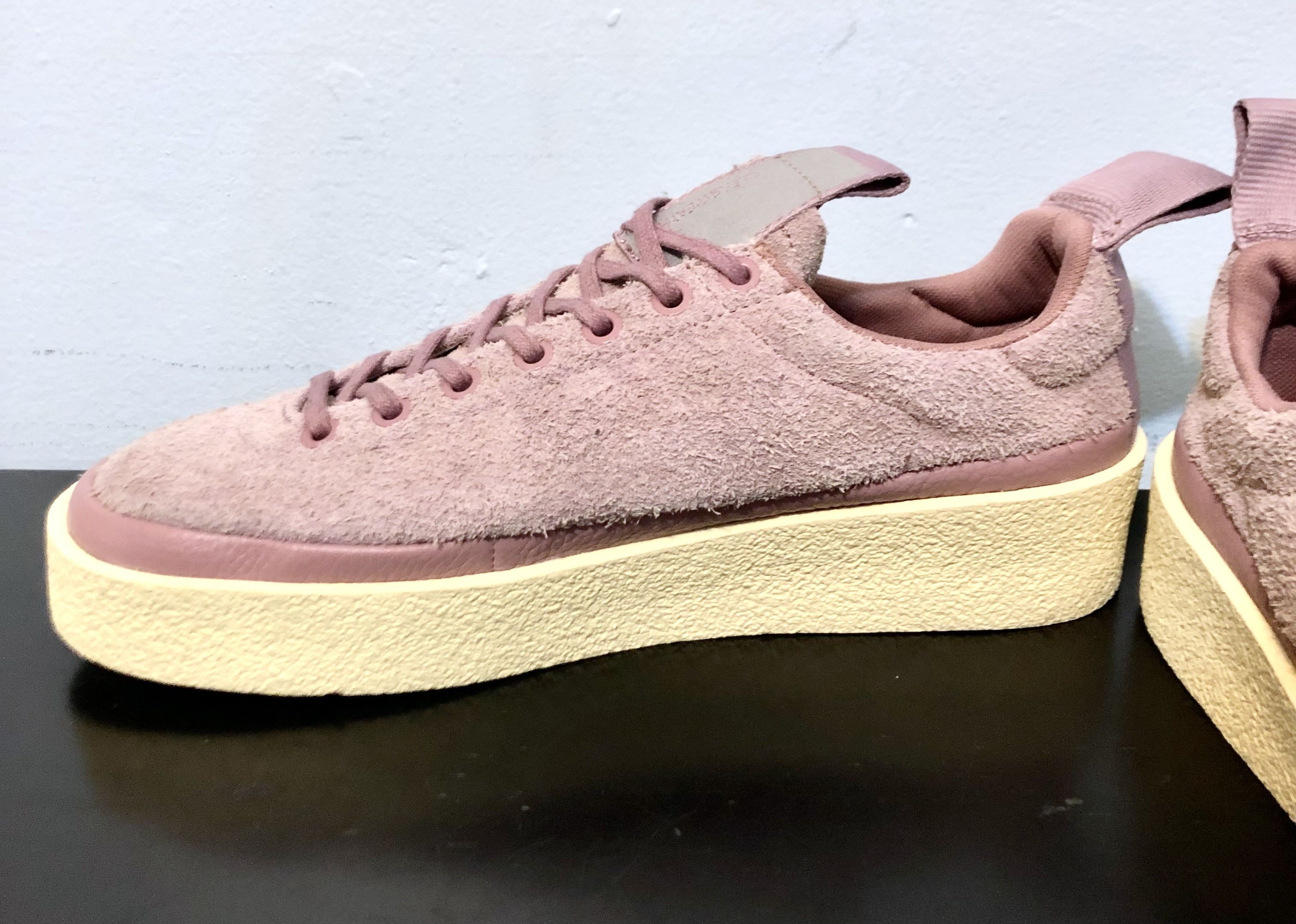 ClearWeather Rose Suede Eichler Platform Sneakers Size US 9 / EU 42 - 3 Thumbnail