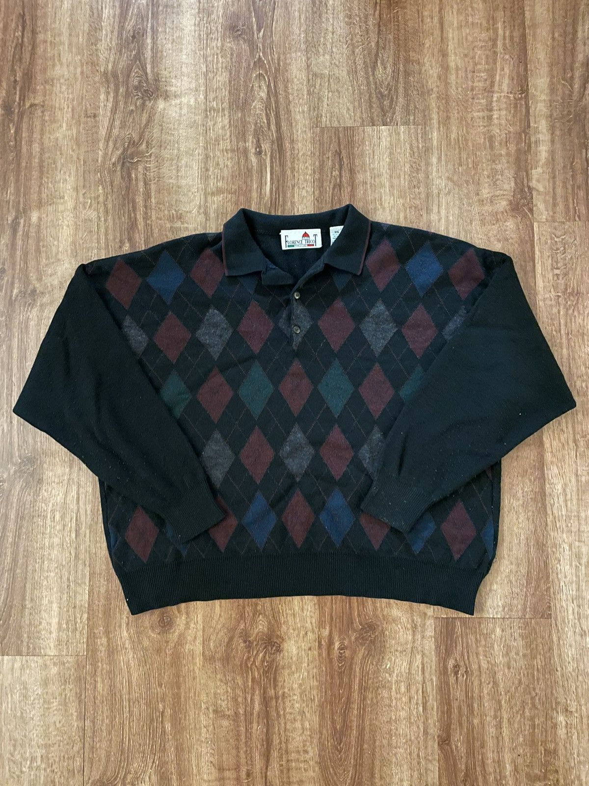 Florence Tricot Vintage Florence Tricot Geometric Style Sweater Size US XXL / EU 58 / 5 - 1 Thumbnail