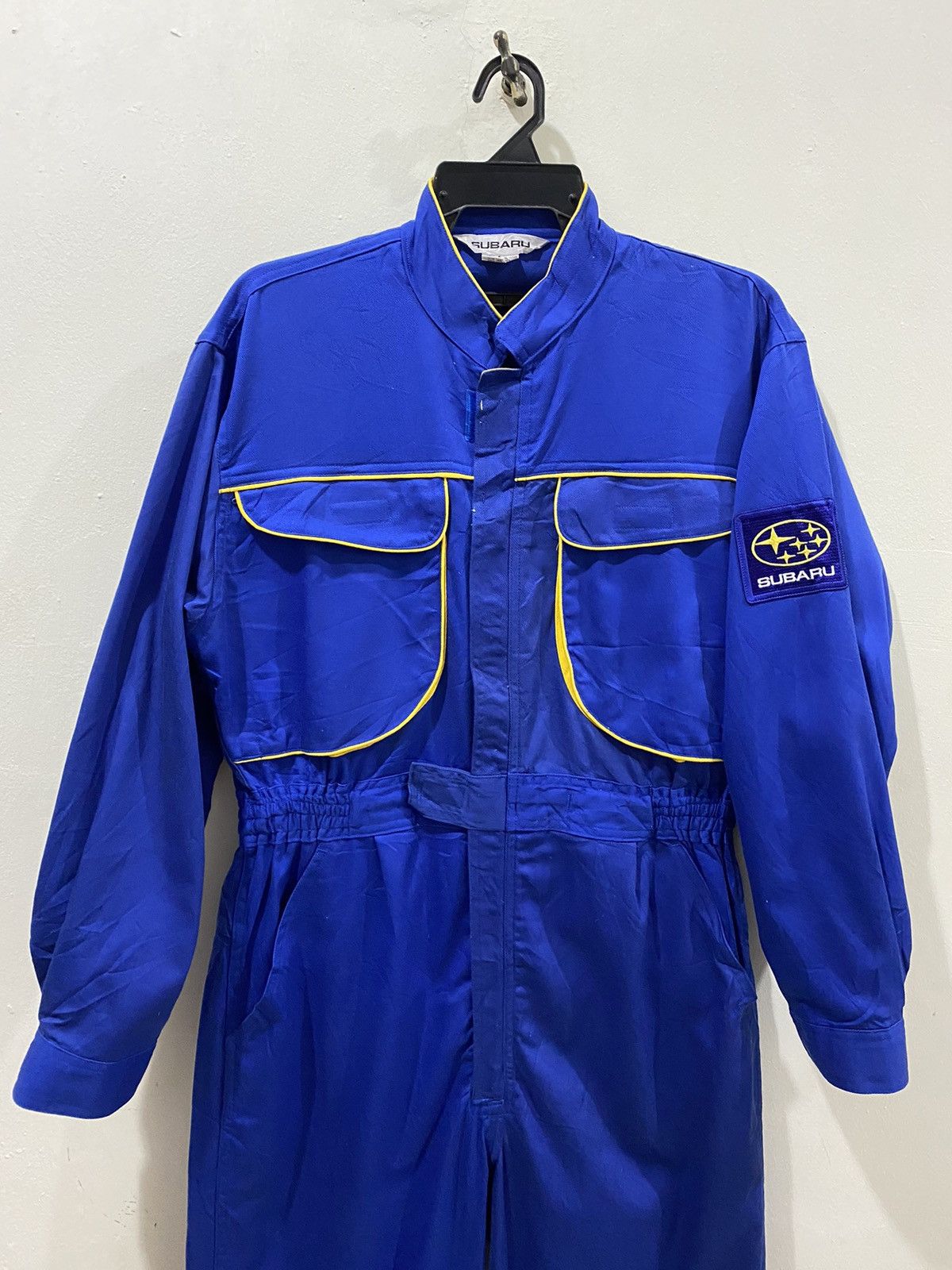 image of Team Subaru Wrc Japan Industries Coverall Size L in Blue, Men's