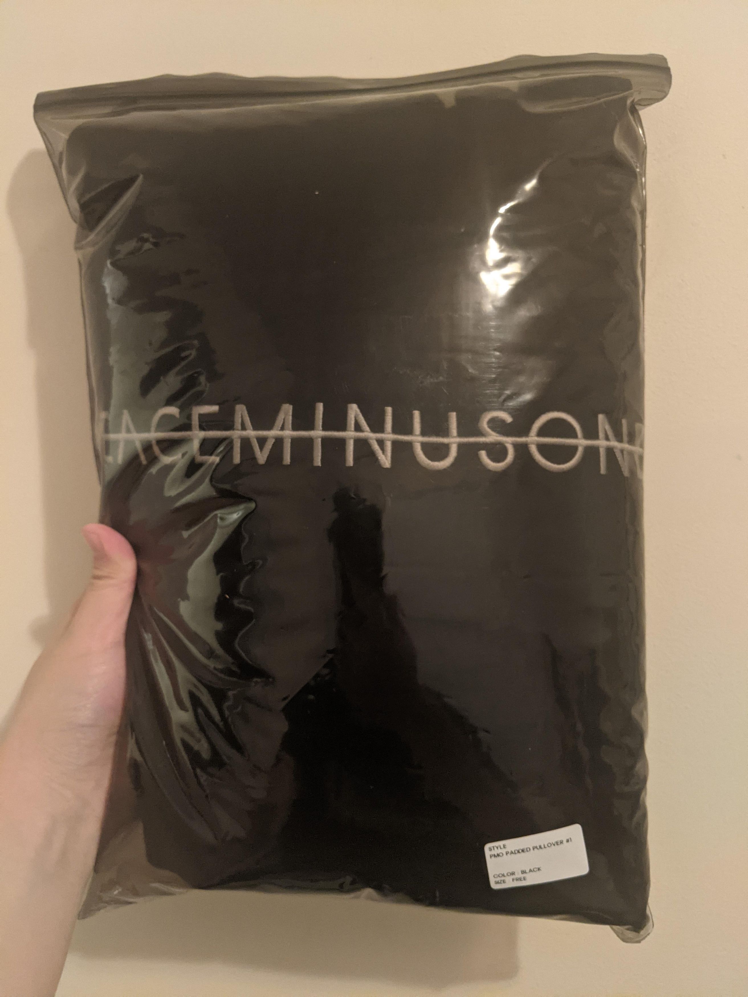 peaceminusone PMO PADDED PULLOVER #1 BLACK | Grailed 