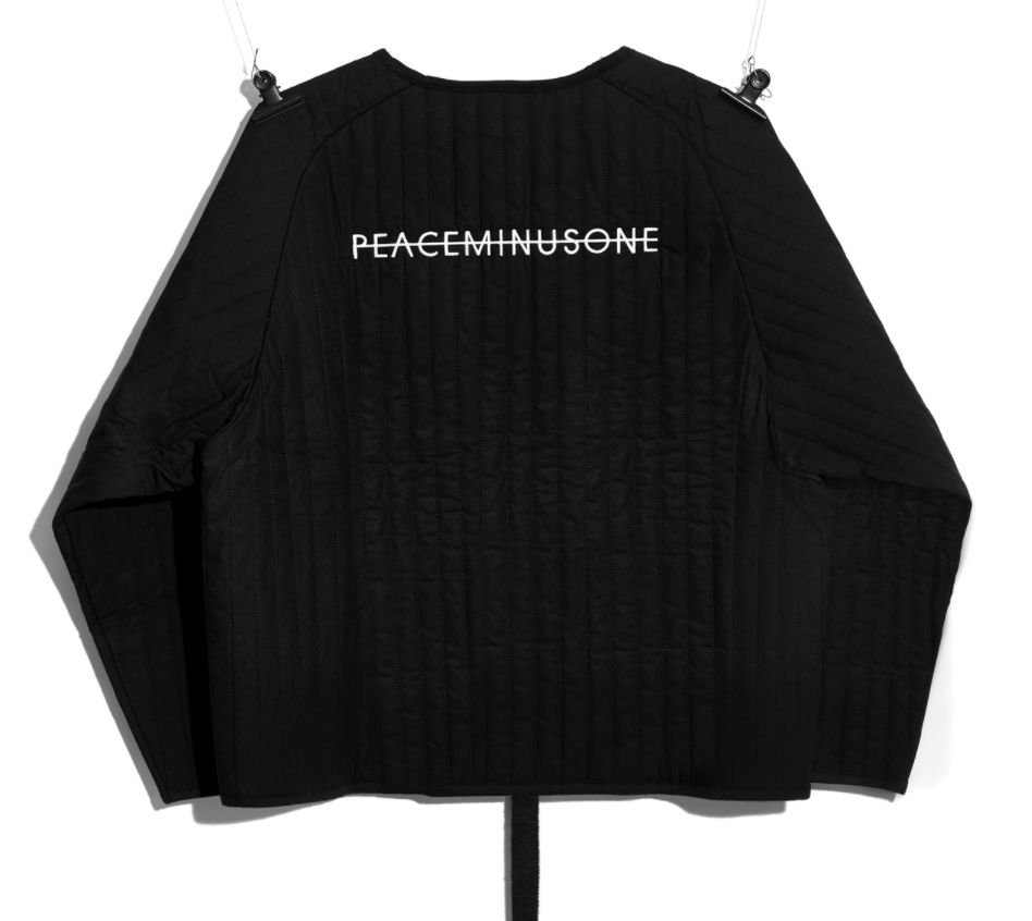 peaceminusone PMO PADDED PULLOVER #1 BLACK   Grailed