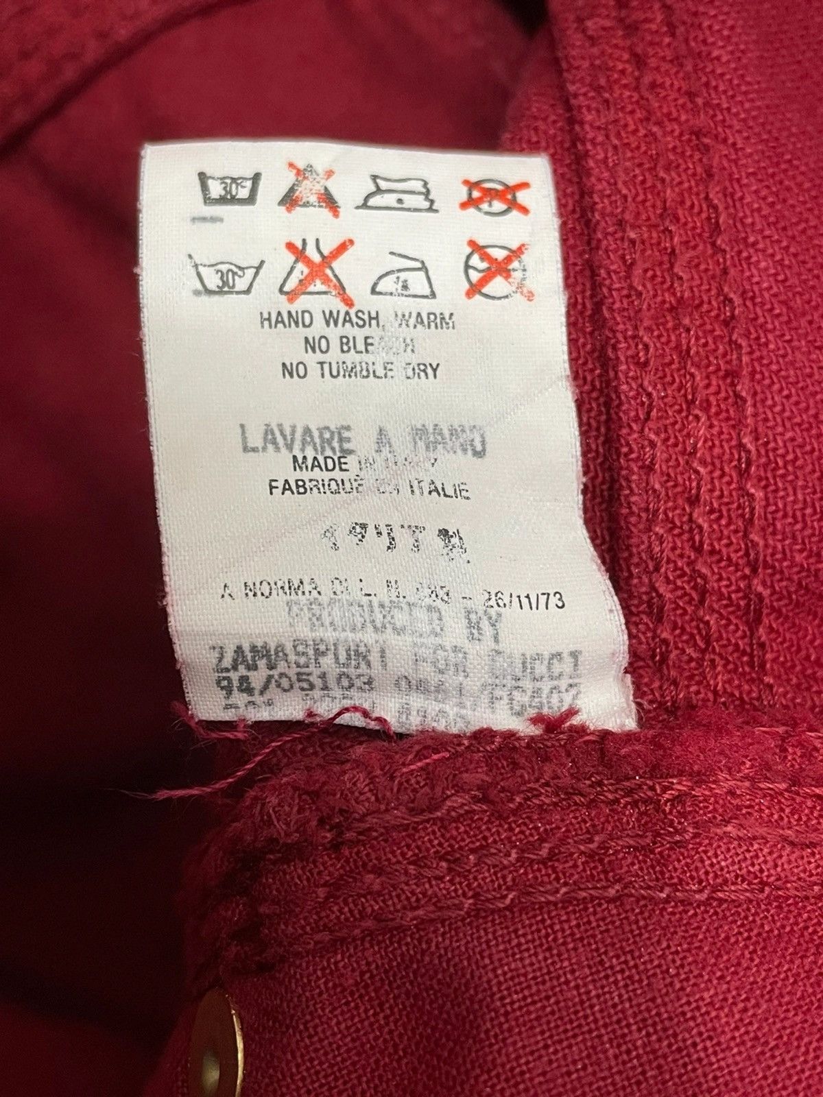 Gucci Vintage GUCCI ITALY Denim Petit Pants Size 25” Size 25" / US 0 / IT 36 - 8 Thumbnail