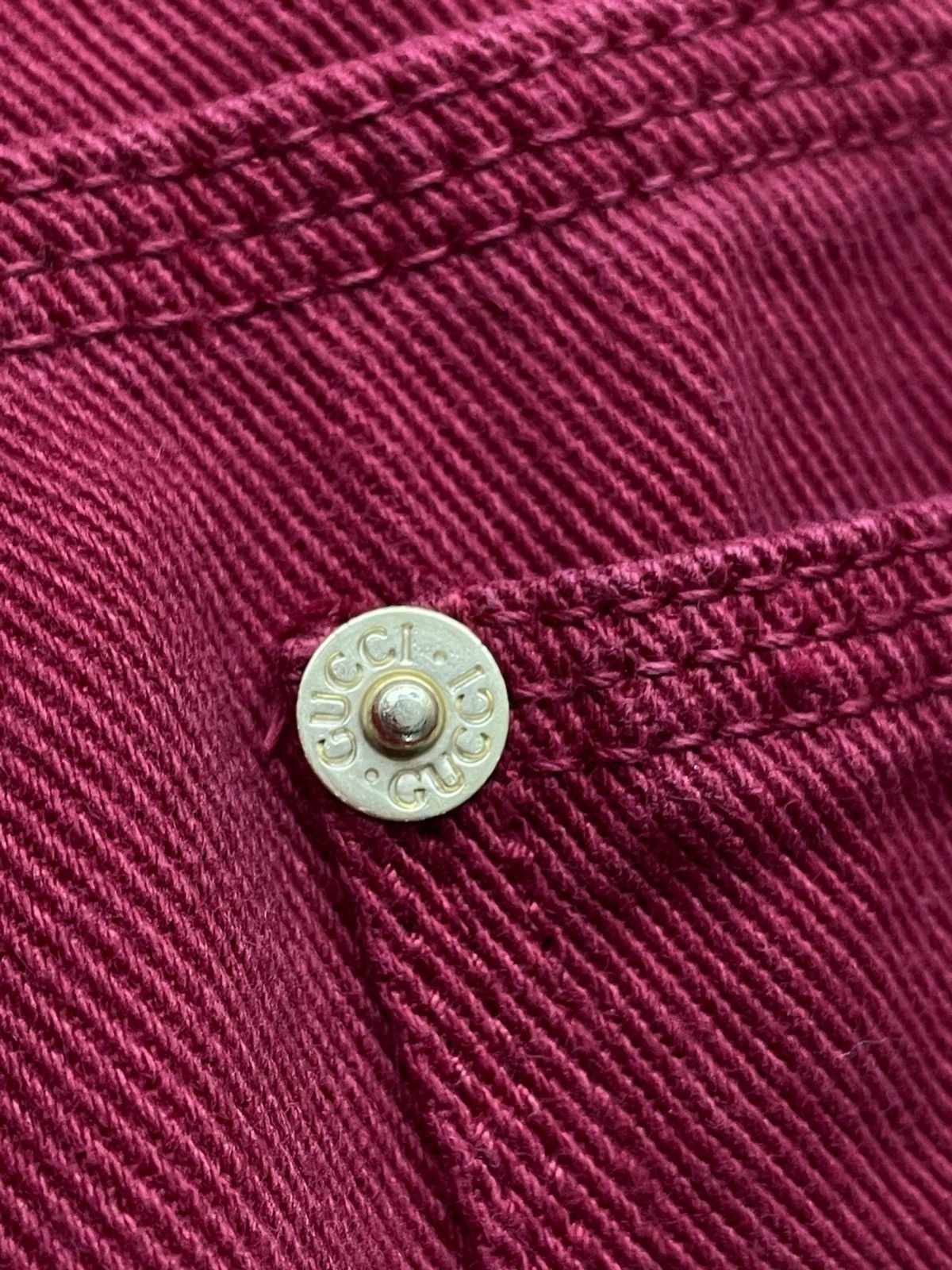 Gucci Vintage GUCCI ITALY Denim Petit Pants Size 25” Size 25" / US 0 / IT 36 - 5 Thumbnail