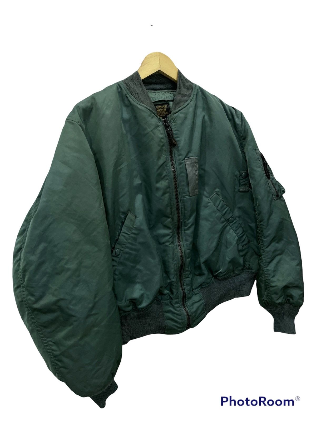 Alpha Industries B10. VINTAGE ALPHA INDUSTRIES MA-1 US AIR FORCE Size US L / EU 52-54 / 3 - 4 Thumbnail