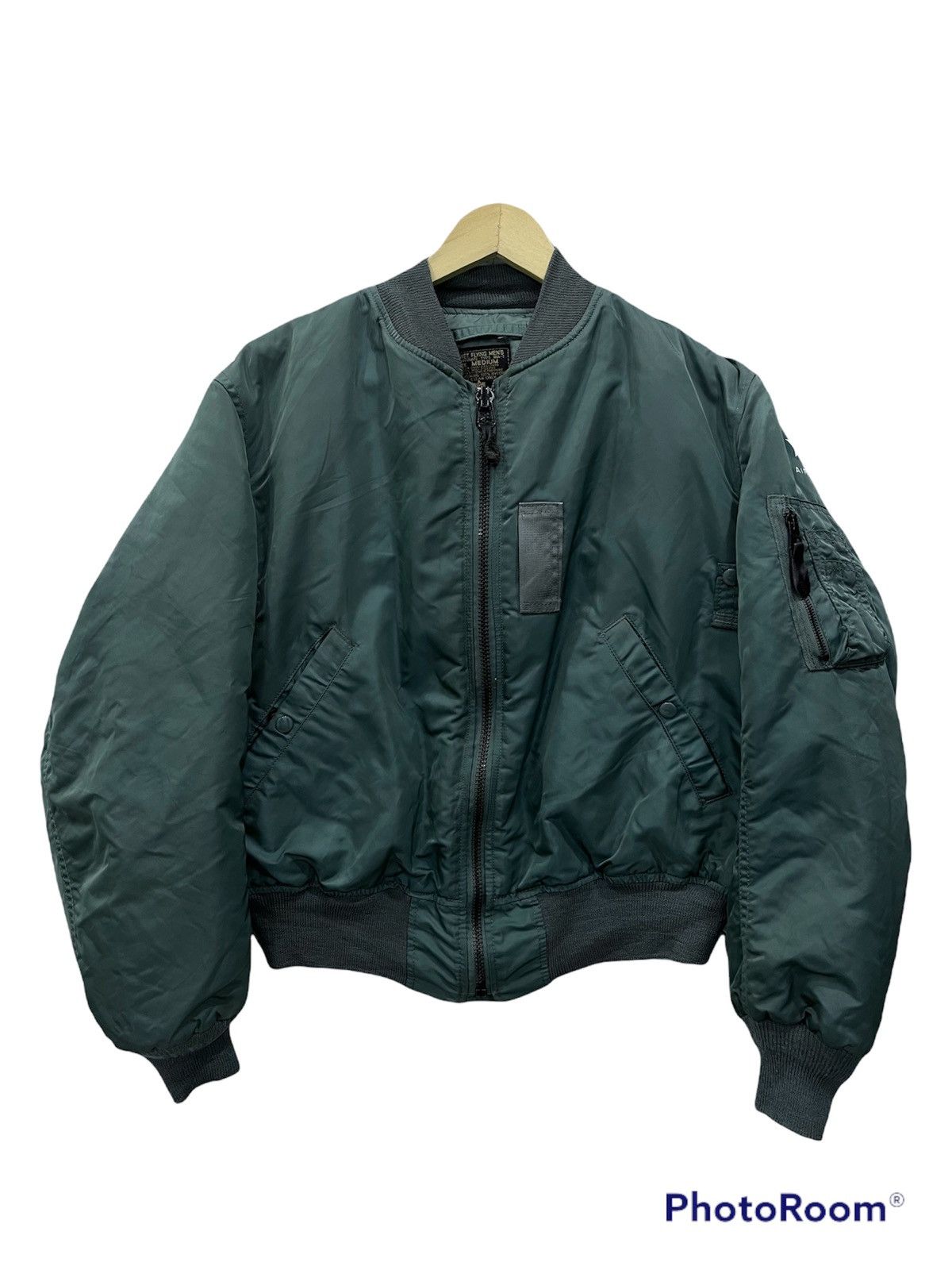 Alpha Industries B10. VINTAGE ALPHA INDUSTRIES MA-1 US AIR FORCE Size US L / EU 52-54 / 3 - 1 Thumbnail