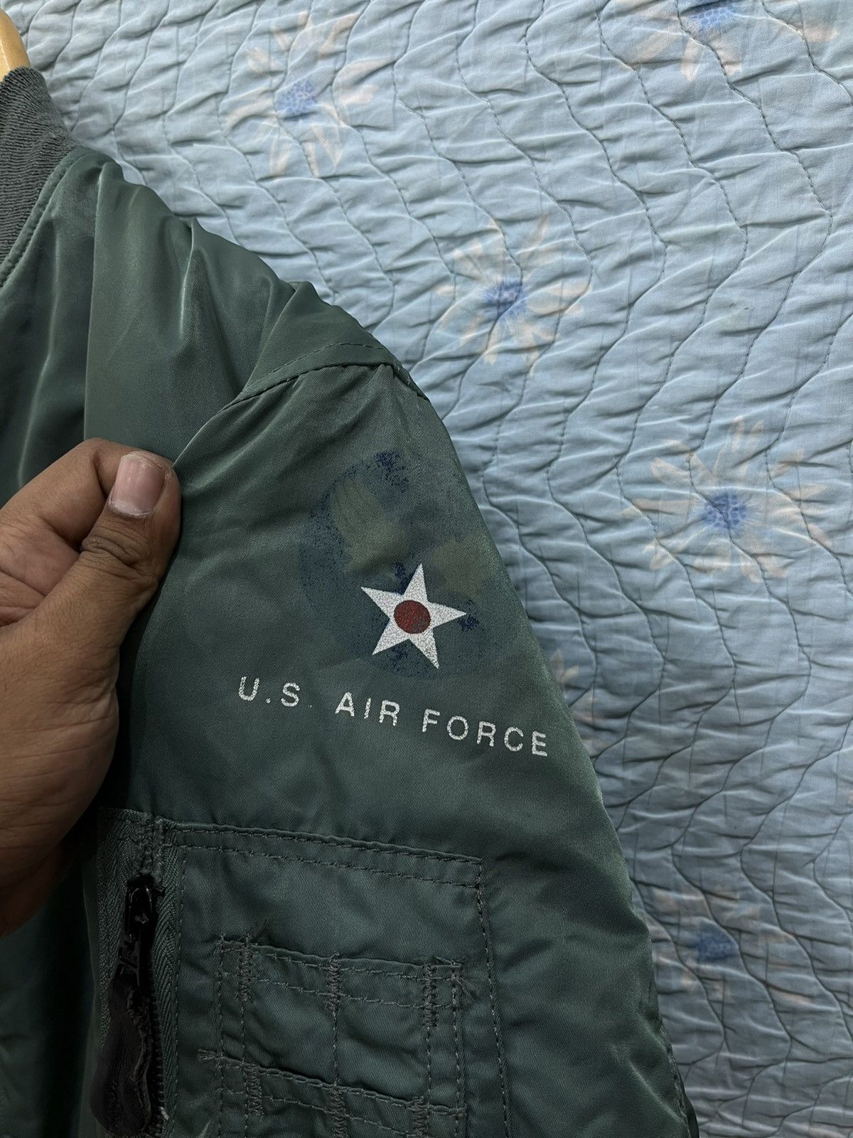 Alpha Industries B10. VINTAGE ALPHA INDUSTRIES MA-1 US AIR FORCE Size US L / EU 52-54 / 3 - 2 Thumbnail