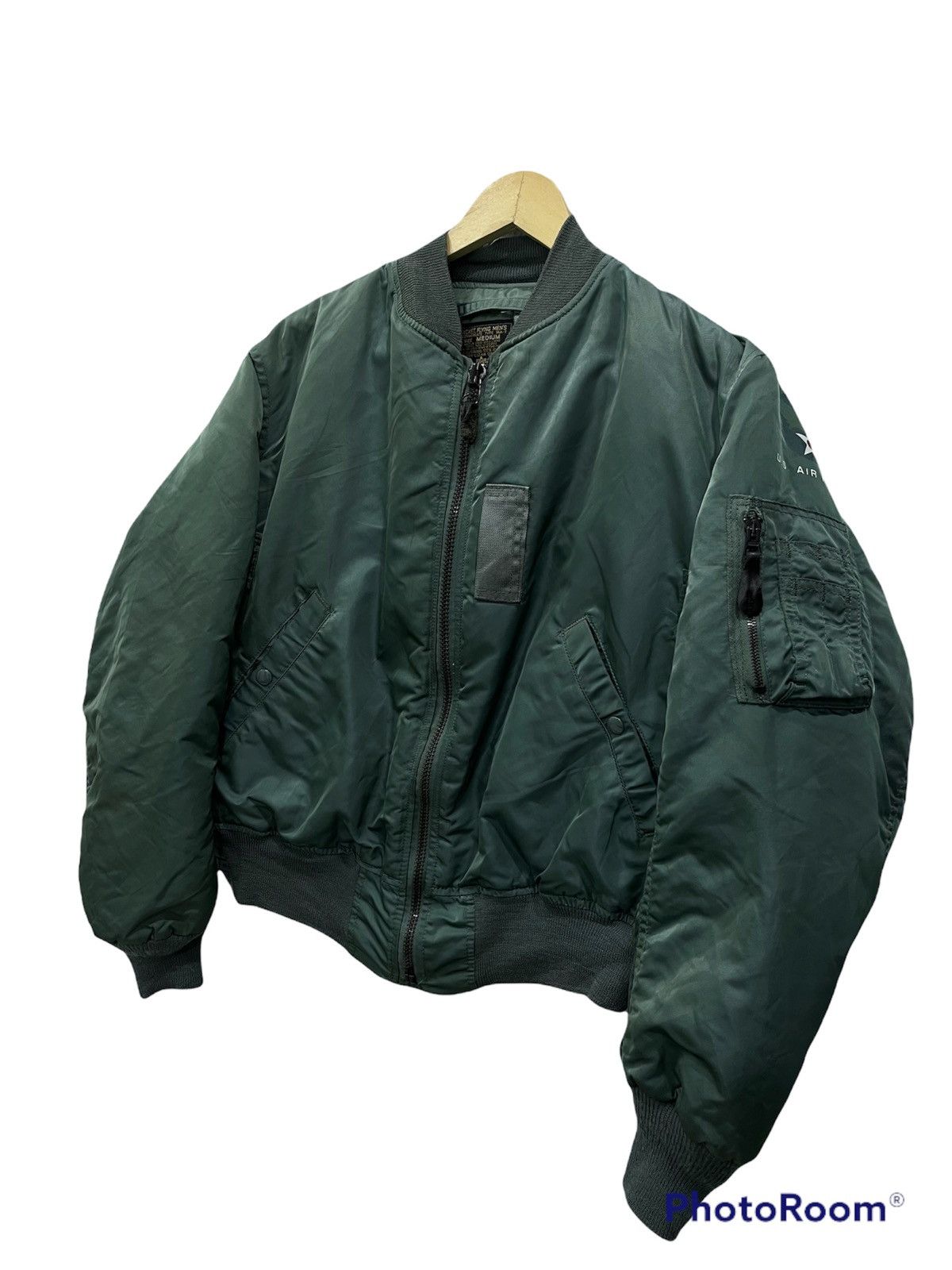 Alpha Industries B10. VINTAGE ALPHA INDUSTRIES MA-1 US AIR FORCE Size US L / EU 52-54 / 3 - 3 Thumbnail