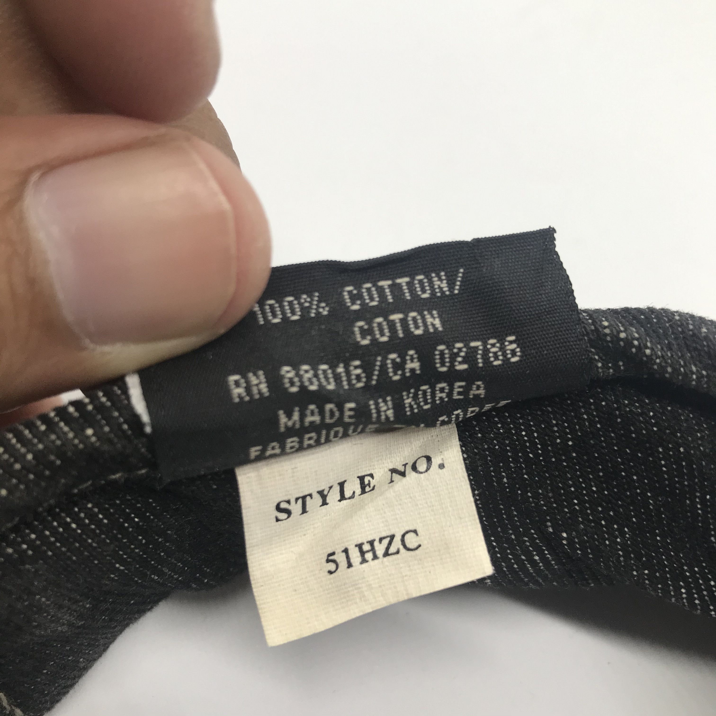 Pelle Pelle Vintage PELLE PELLE Marc Buchanan Denim Half Cap Size ONE SIZE - 8 Thumbnail
