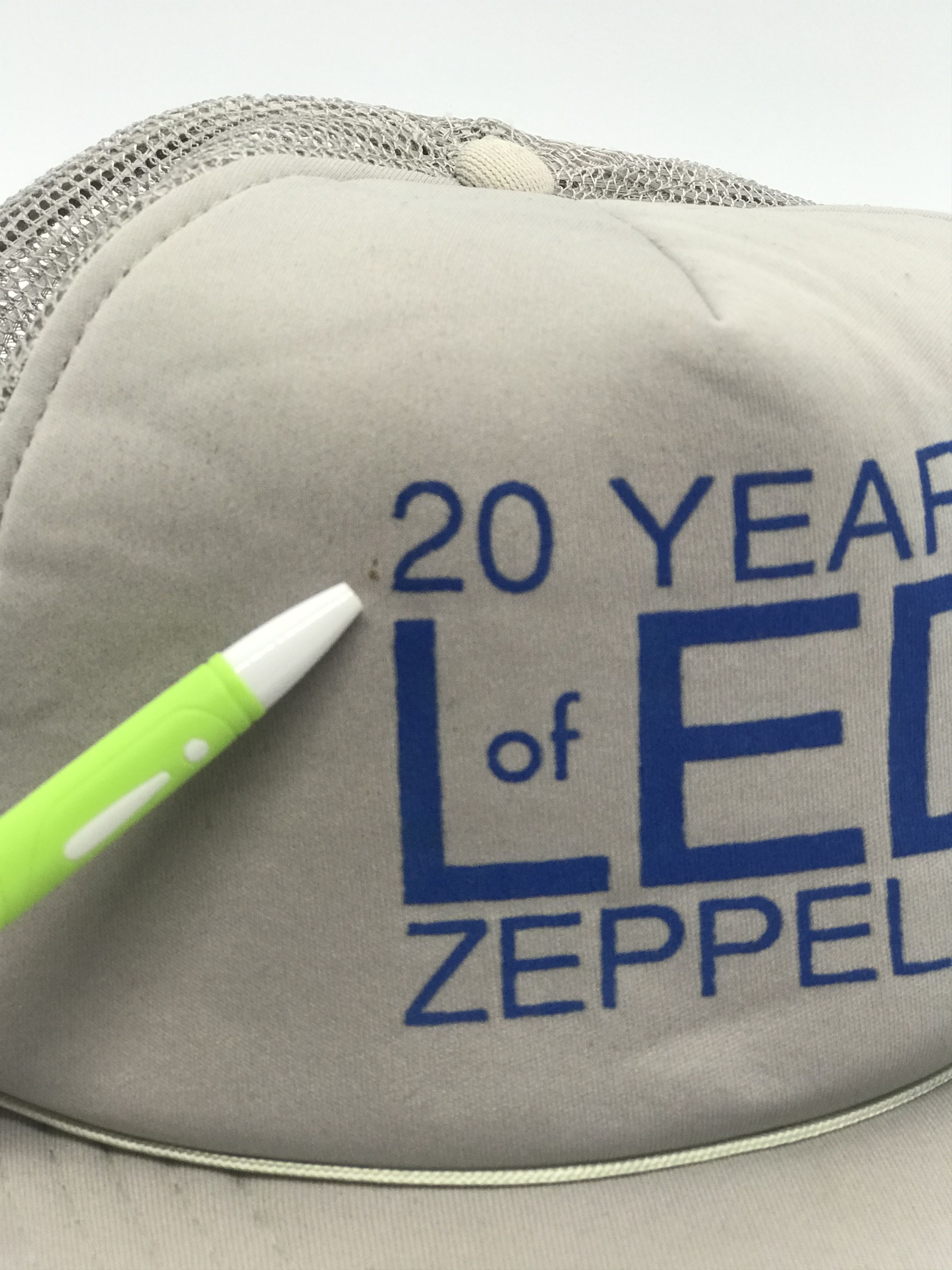 Led Zeppelin Vintage 90s LED ZEPPELIN 20 Years Trucker Cap | Grailed