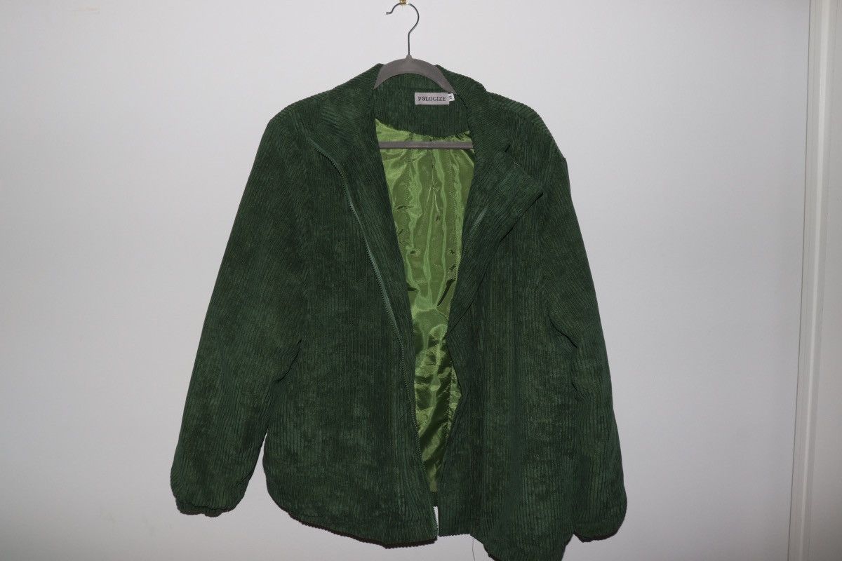 Vintage Green Fleece Jacket