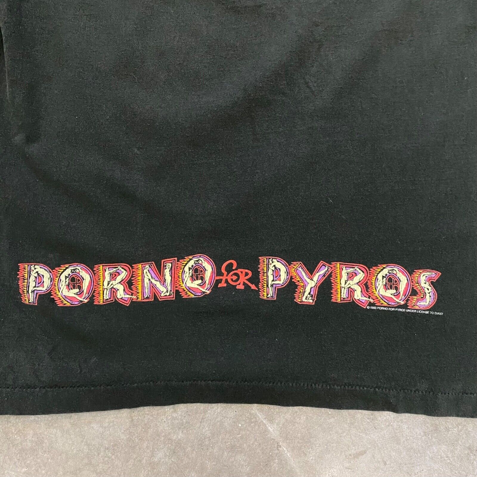 Band Tees × Vintage VTG Porno For Pyros Album Promo T Shirt Alt Rock Size US XL / EU 56 / 4 - 4 Thumbnail