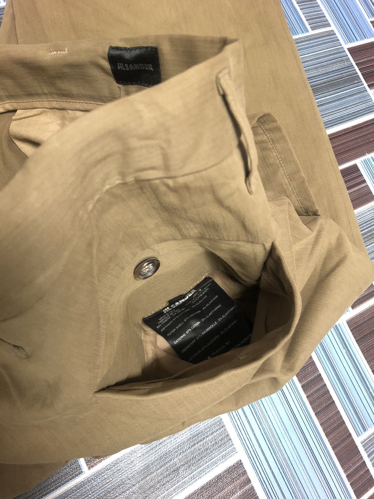 Designer × Jil Sander Vintage Jil Sender Smart Casual Pant Rare Design Size US 34 / EU 50 - 2 Thumbnail