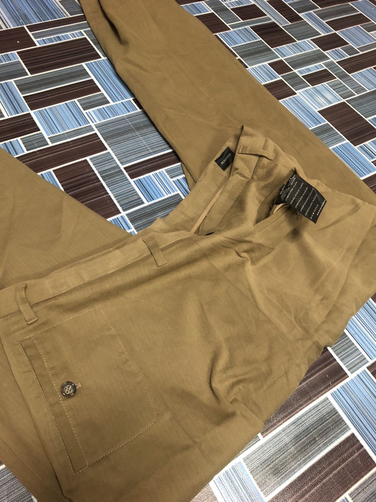Designer × Jil Sander Vintage Jil Sender Smart Casual Pant Rare Design Size US 34 / EU 50 - 1 Thumbnail