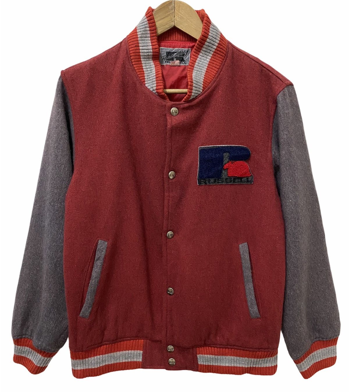 Made In Usa × Russell Athletic × Varsity Jacket ? Iconic 80s 