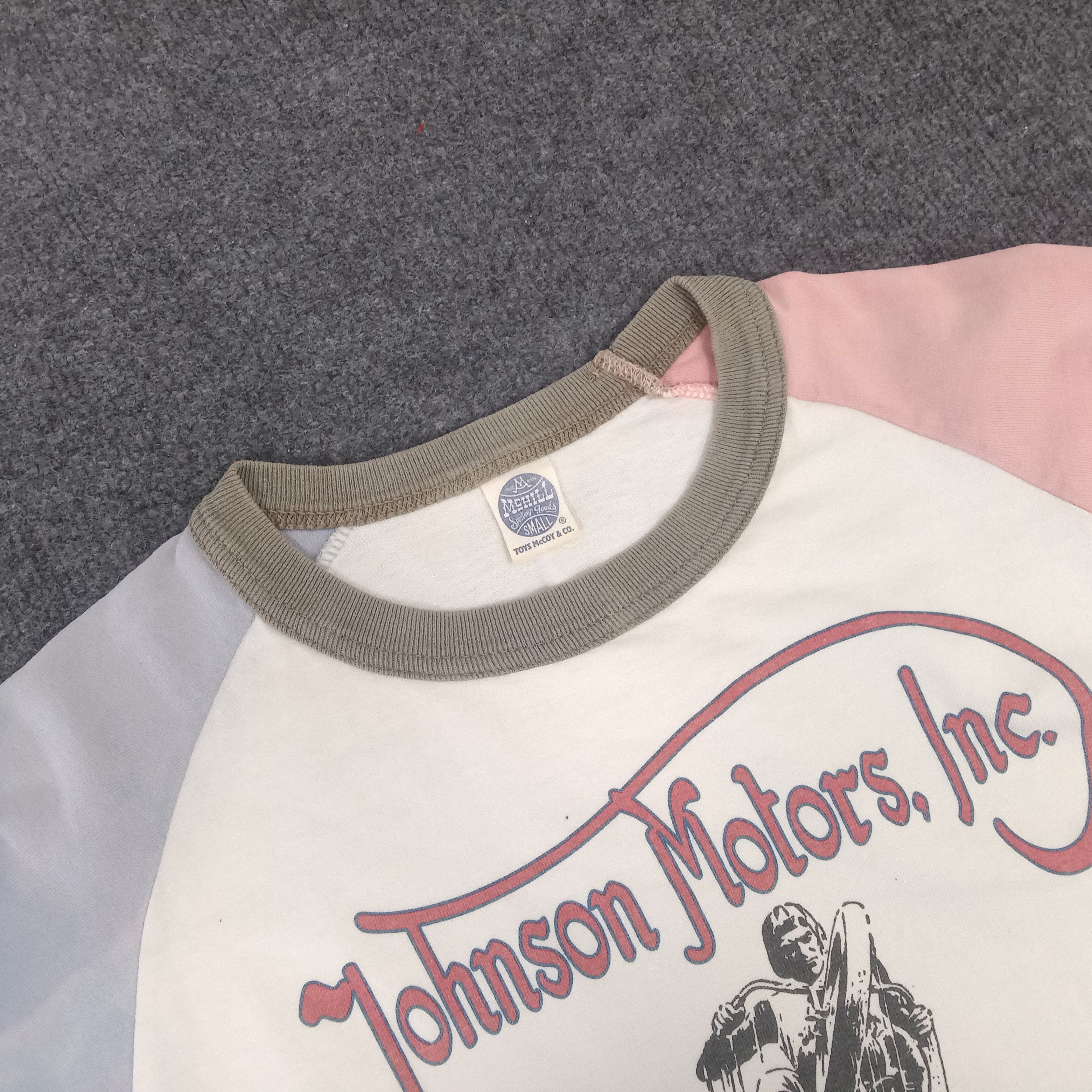 Johnson Motors × Vintage Johnson Motors,Inc. American Racing Tshirt Size US M / EU 48-50 / 2 - 4 Thumbnail